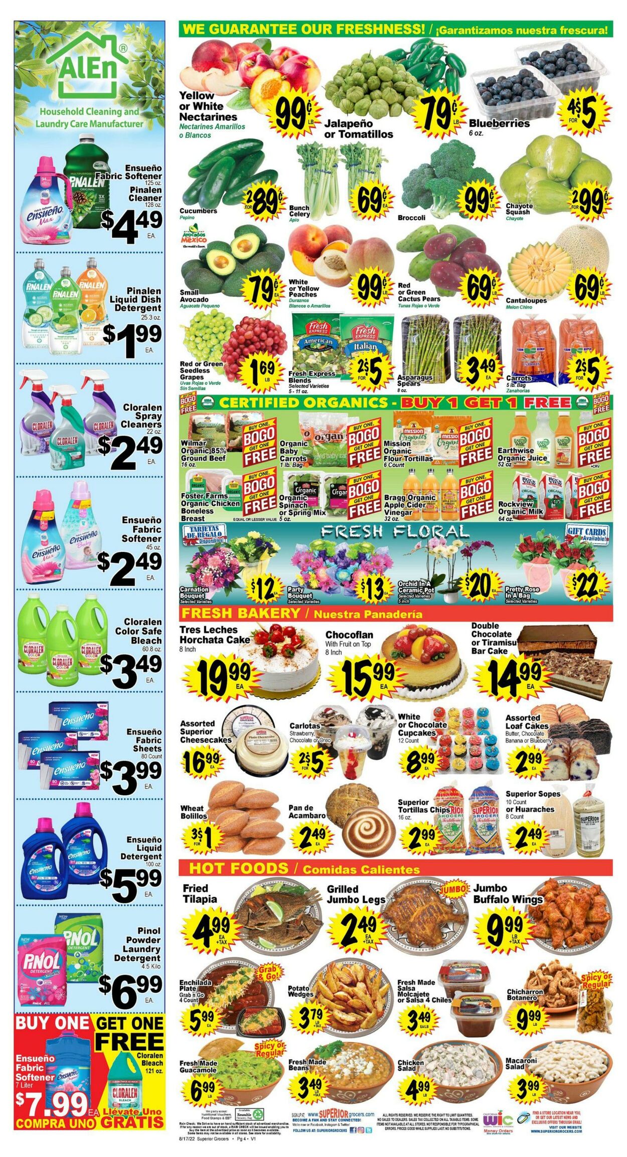 Weekly ad Superior Grocers 08/17/2022 - 08/23/2022