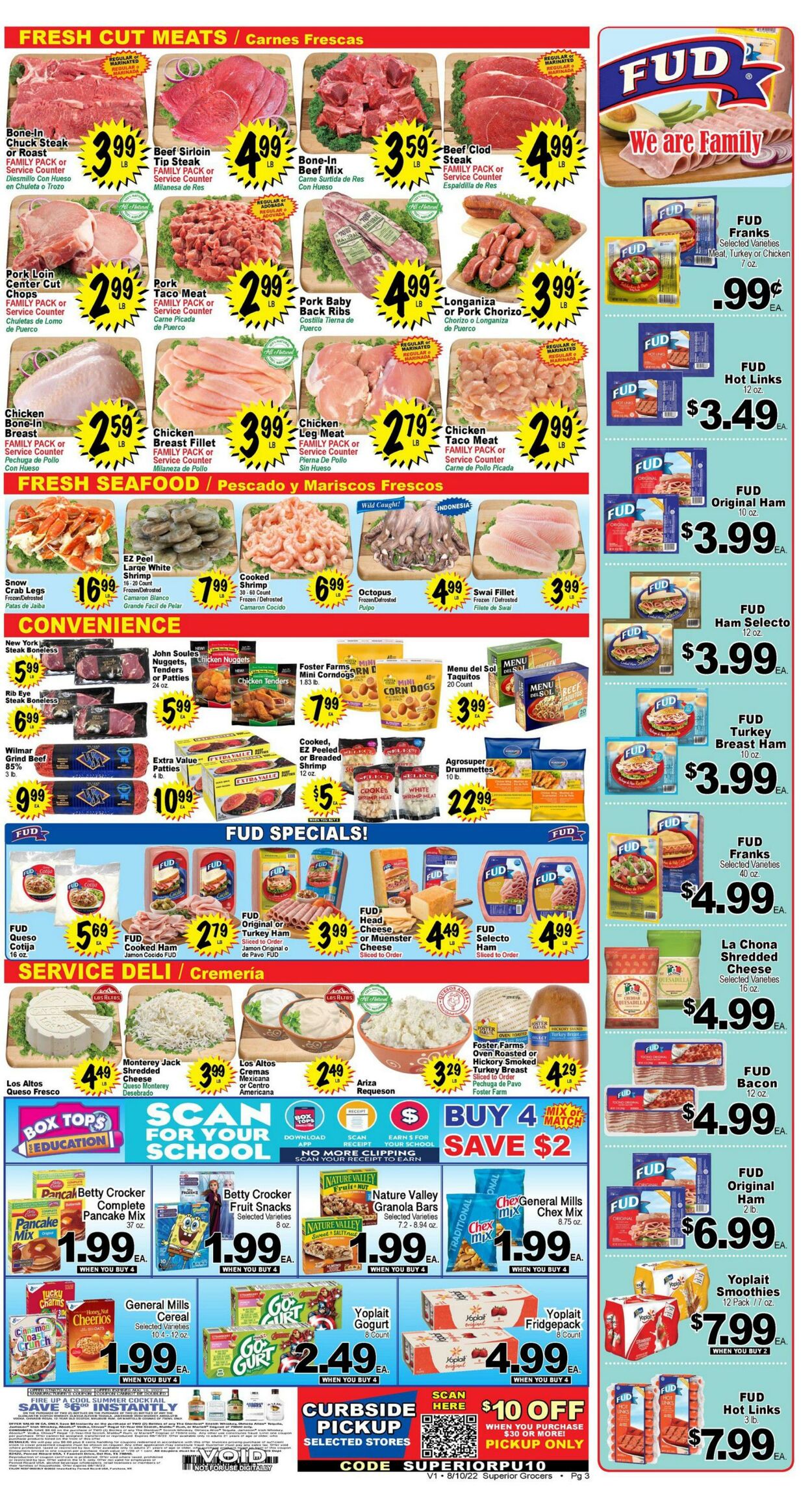 Weekly ad Superior Grocers 08/10/2022 - 08/16/2022