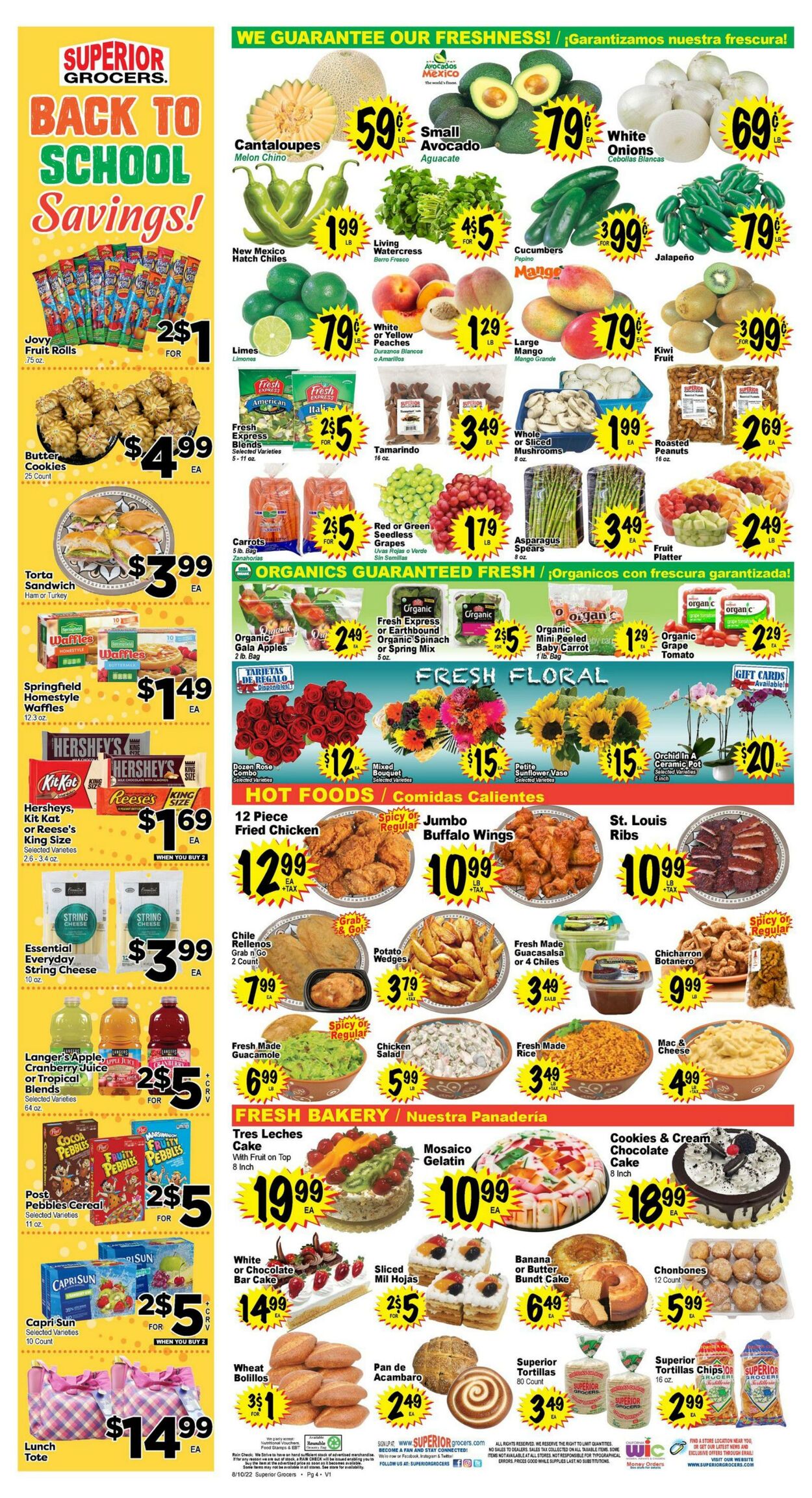 Weekly ad Superior Grocers 08/10/2022 - 08/16/2022