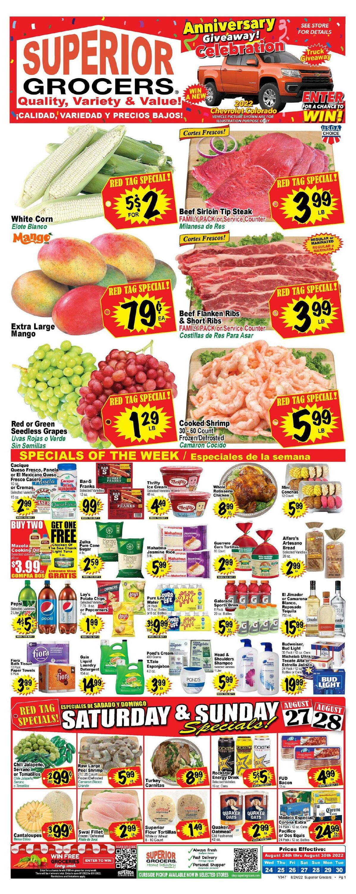 Weekly ad Superior Grocers 08/24/2022-08/30/2022