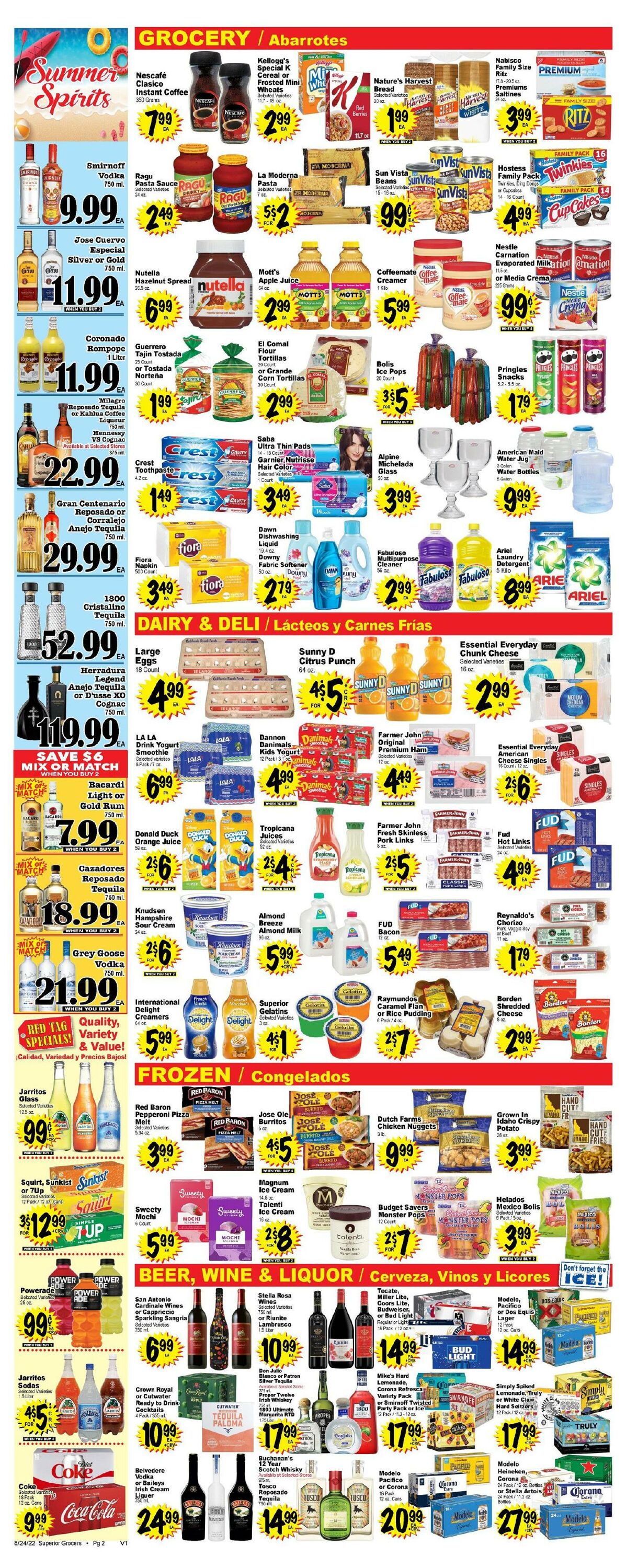 Weekly ad Superior Grocers 08/24/2022 - 08/30/2022