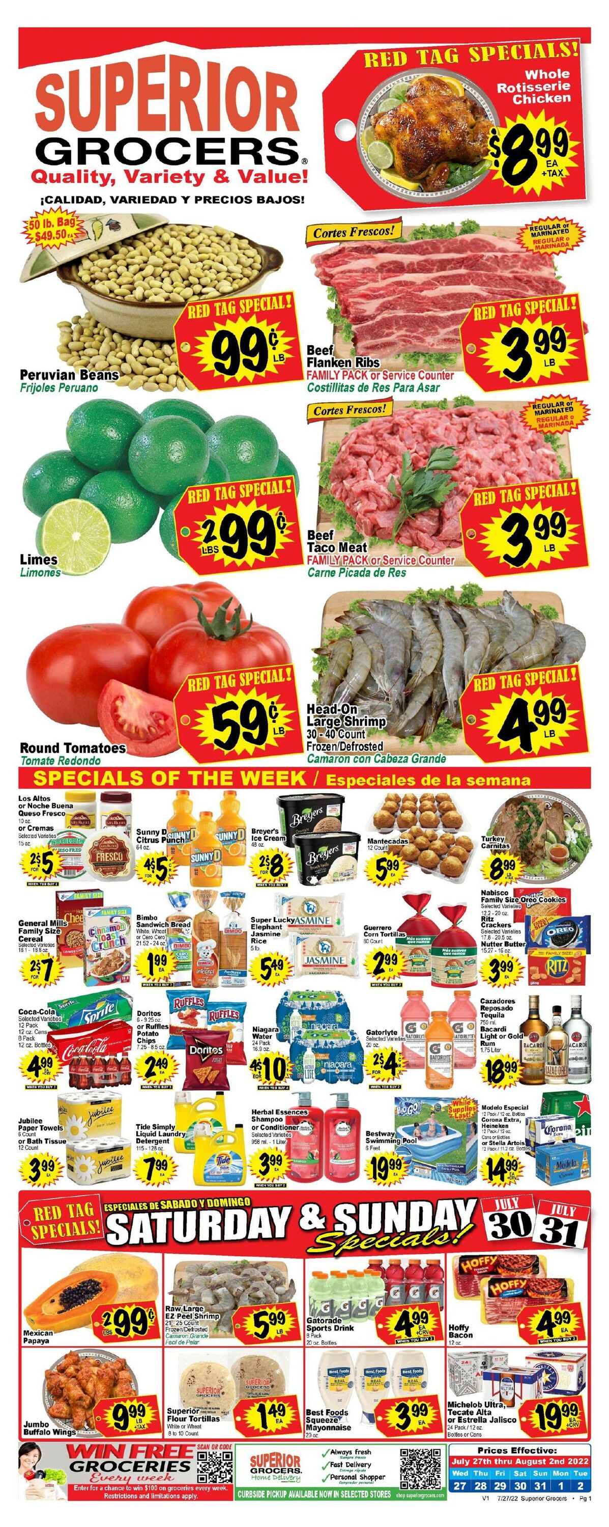 Weekly ad Superior Grocers 07/27/2022-08/02/2022