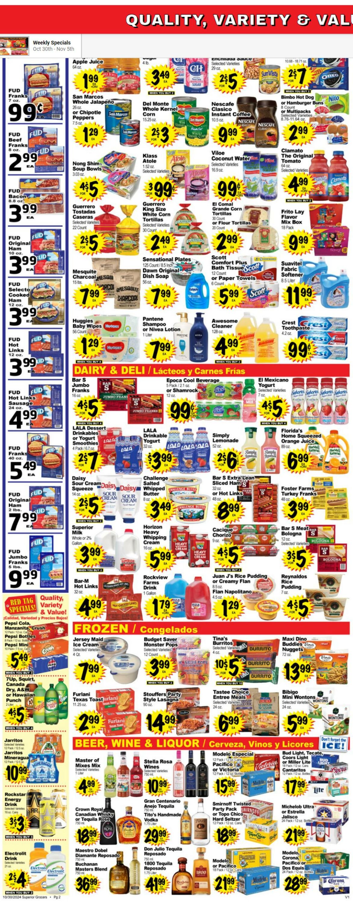 Weekly ad Superior Grocers 10/30/2024 - 11/05/2024