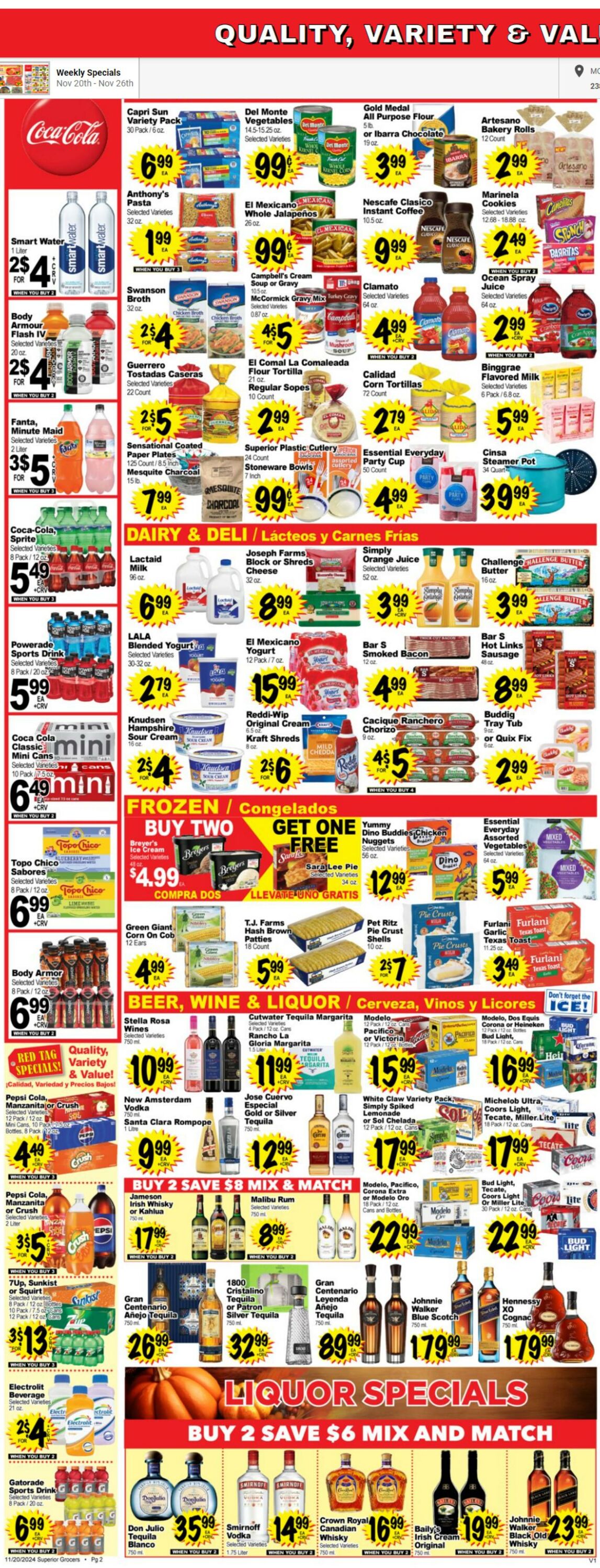 Weekly ad Superior Grocers 11/20/2024 - 11/26/2024