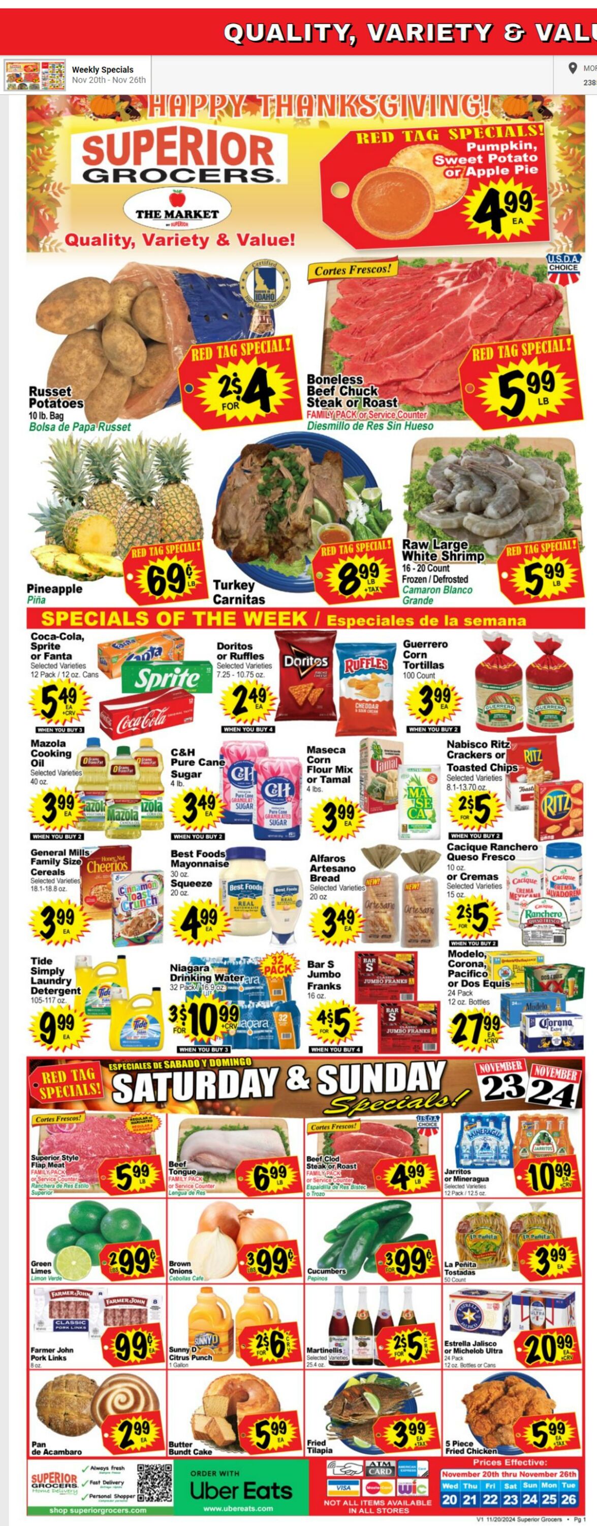 Superior Grocers Promotional weekly ads