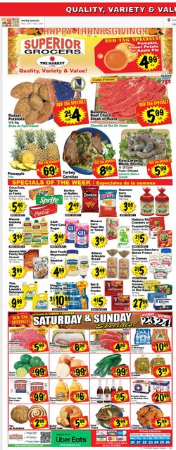 Weekly ad Superior Grocers 11/20/2024 - 11/26/2024