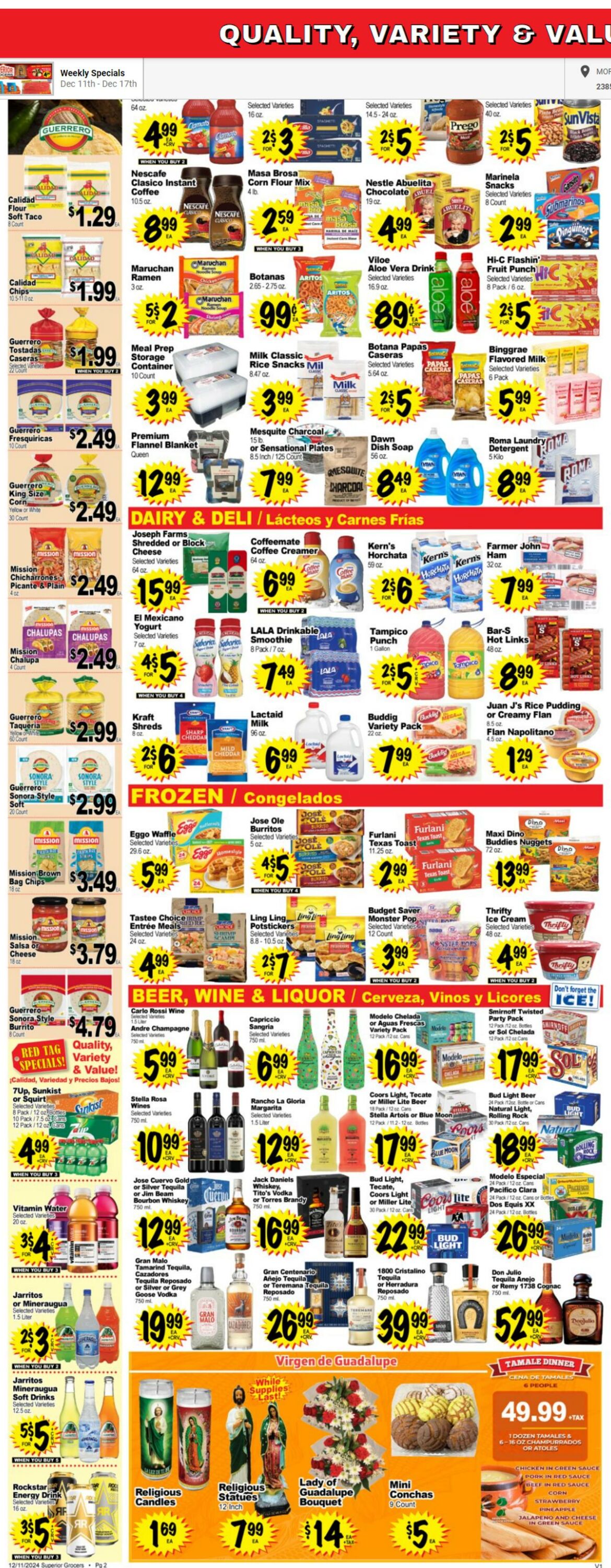 Weekly ad Superior Grocers 12/11/2024 - 12/17/2024