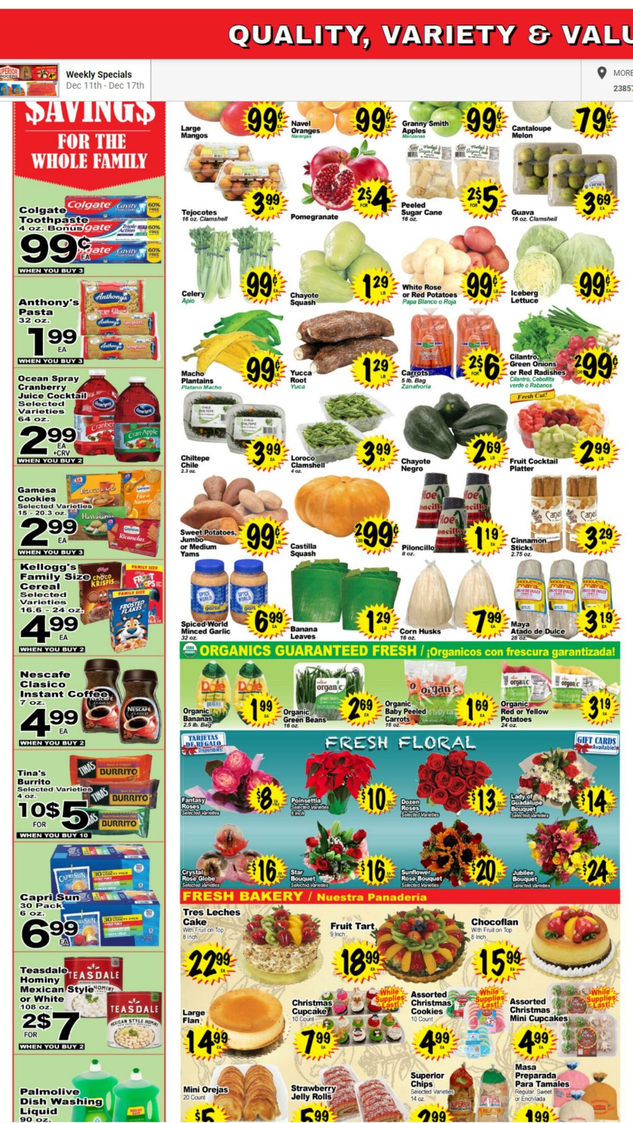 Weekly ad Superior Grocers 12/11/2024 - 12/17/2024