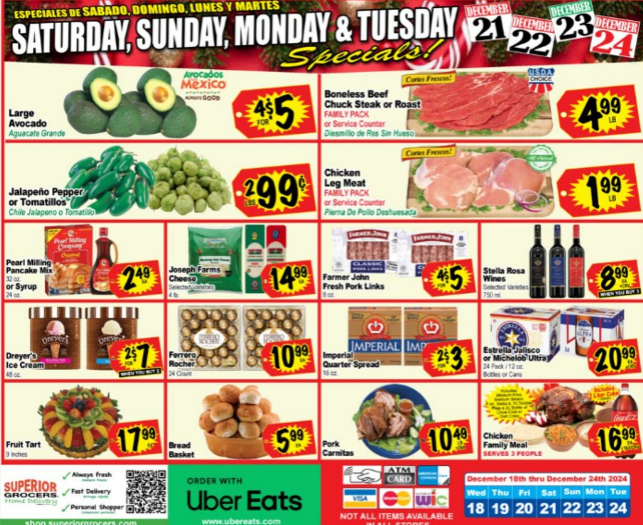 Weekly ad Superior Grocers 12/18/2024 - 12/24/2024