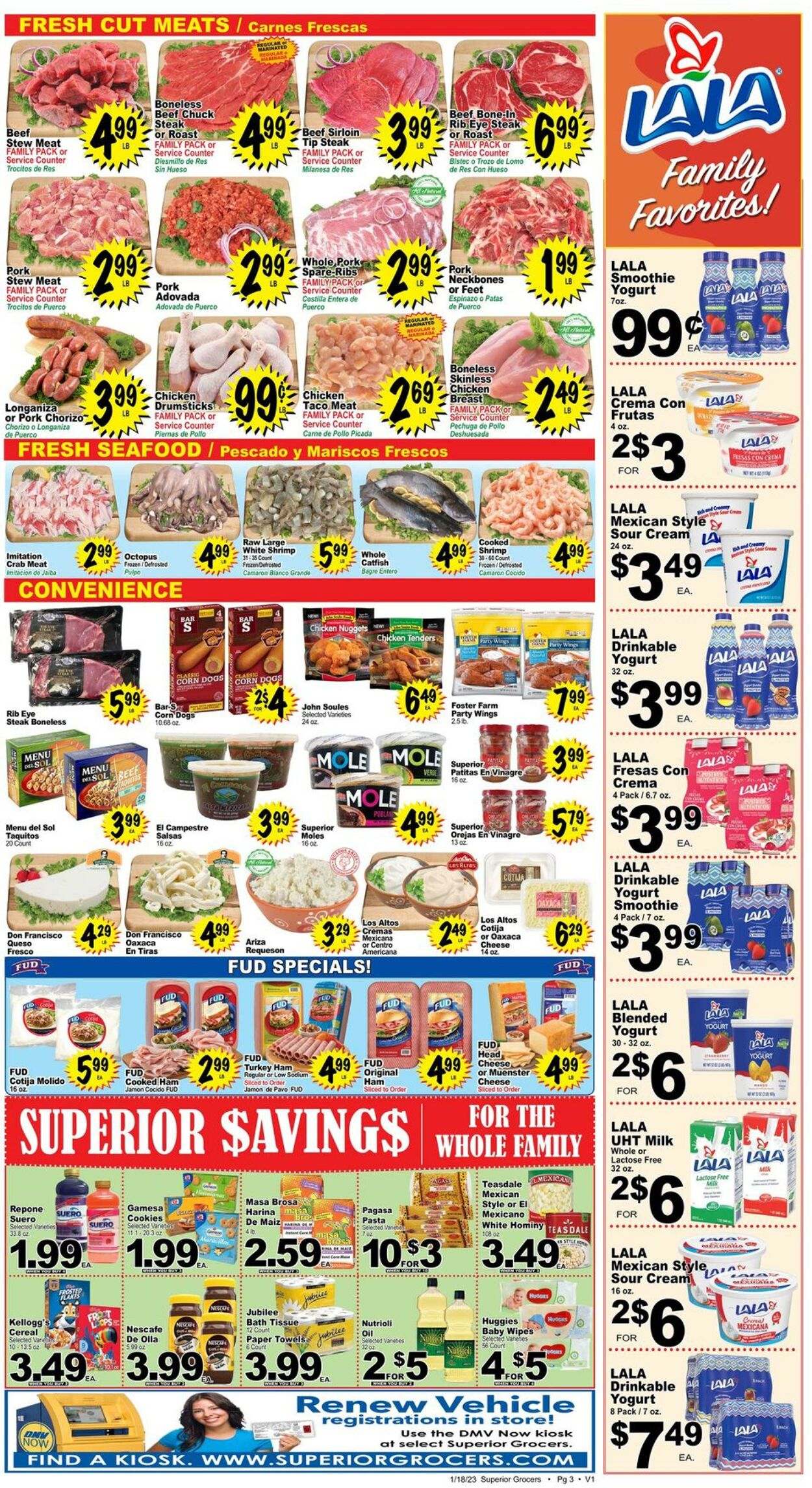 Weekly ad Superior Grocers 01/18/2023 - 01/24/2023