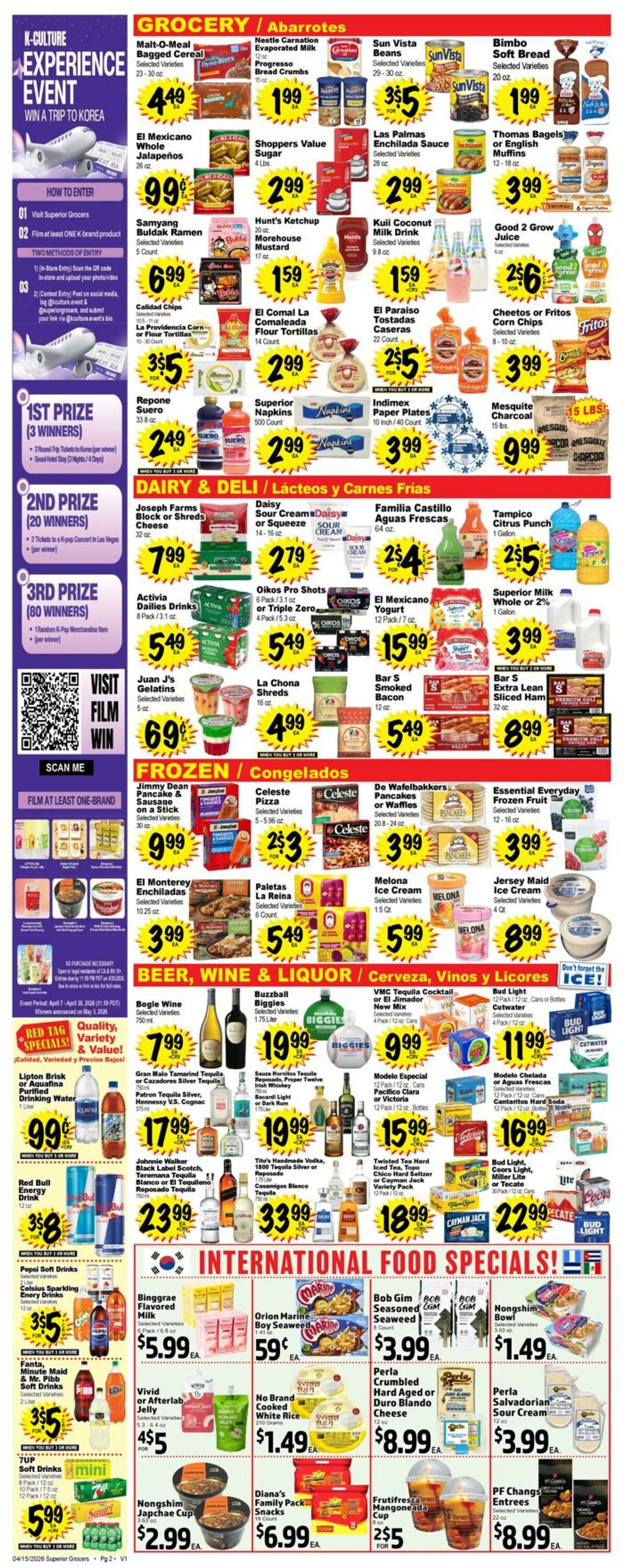 Weekly ad Superior Grocers 04/15/2026 - 04/21/2026