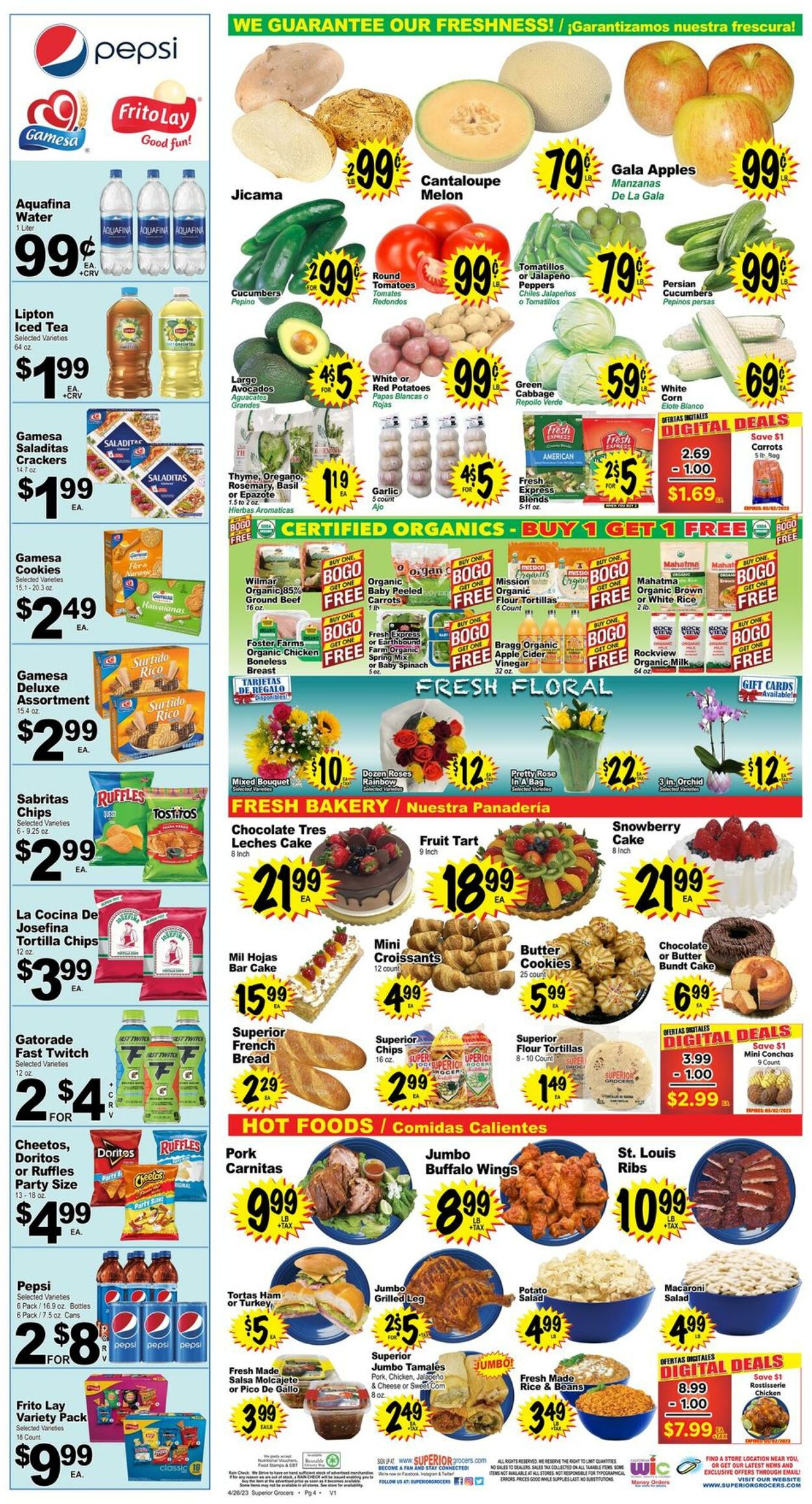 Weekly ad Superior Grocers 04/26/2023 - 05/02/2023