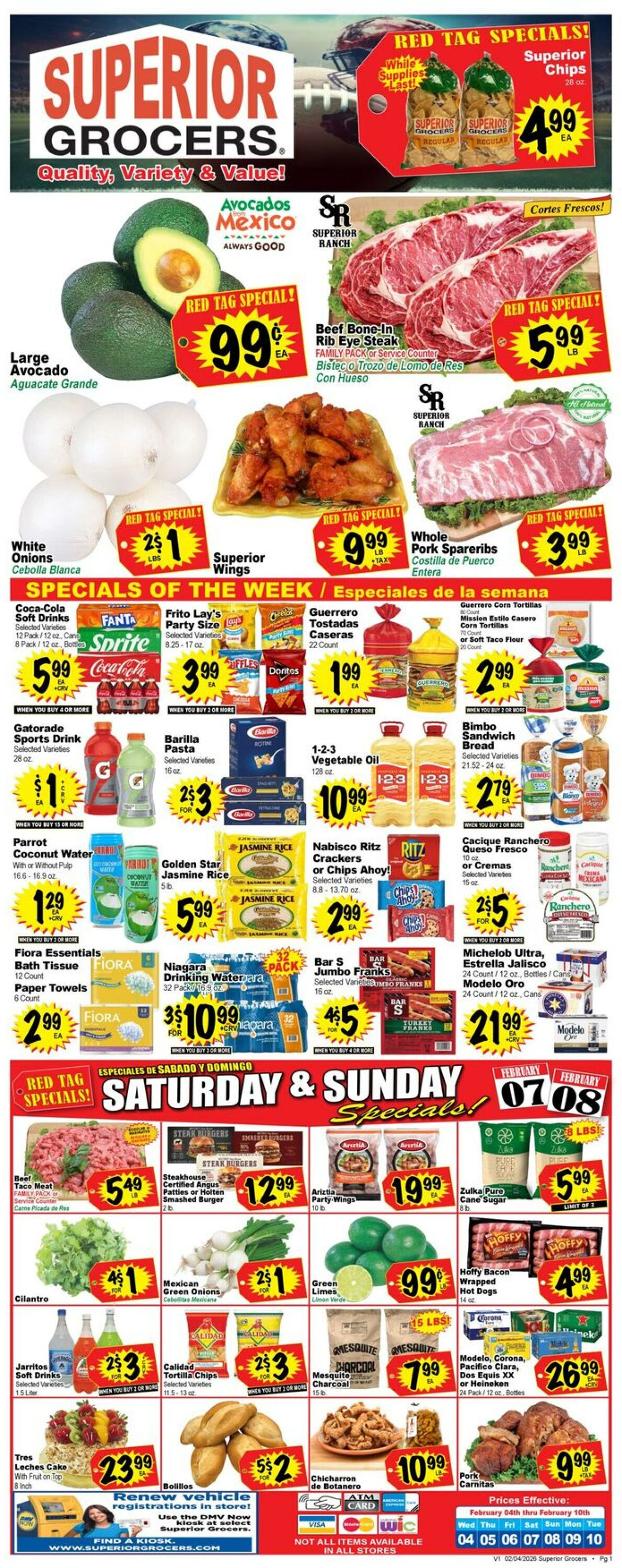 Weekly ad Superior Grocers 02/04/2026 - 02/10/2026