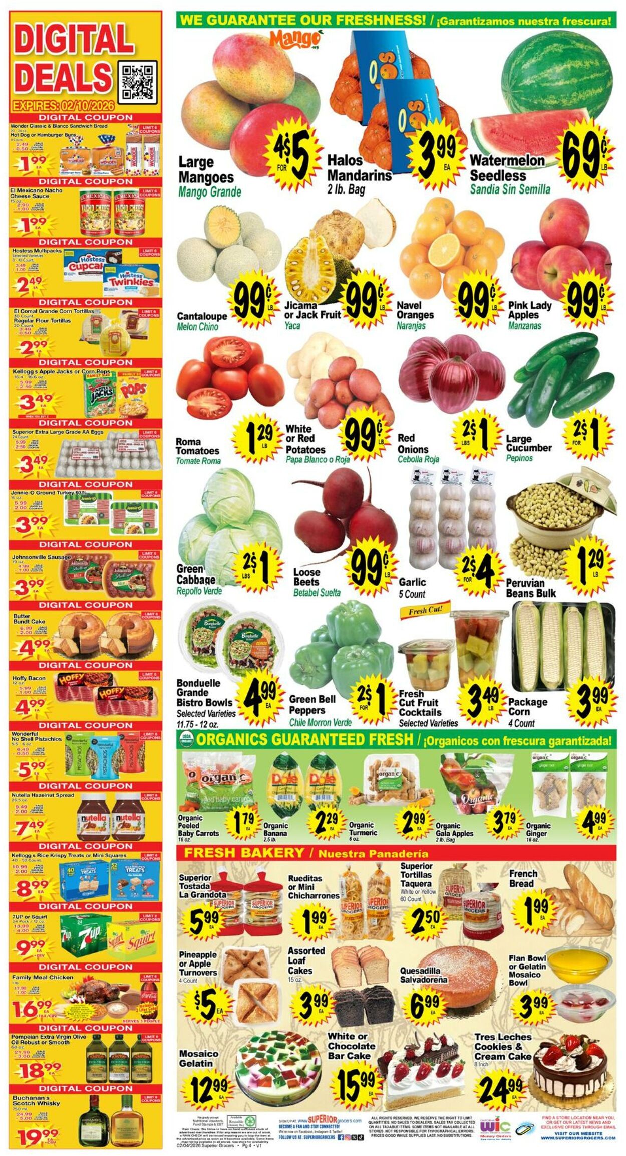 Weekly ad Superior Grocers 02/04/2026 - 02/10/2026