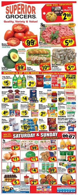 Weekly ad Superior Grocers 09/03/2025 - 09/09/2025