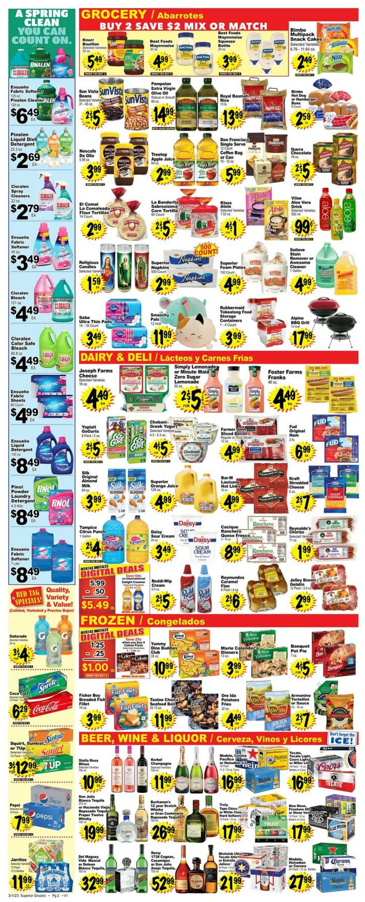 Weekly ad Superior Grocers 03/01/2023 - 03/07/2023