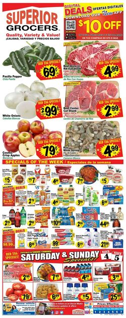 Weekly ad Superior Grocers 03/01/2023 - 03/07/2023