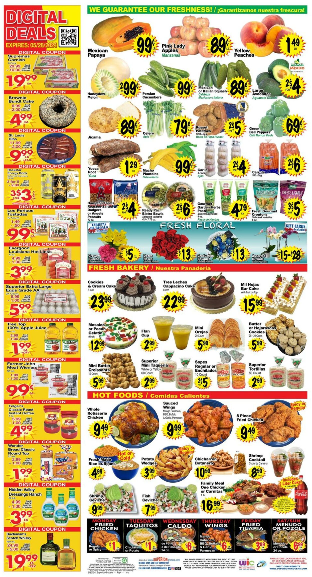 Weekly ad Superior Grocers 05/22/2024 - 05/28/2024