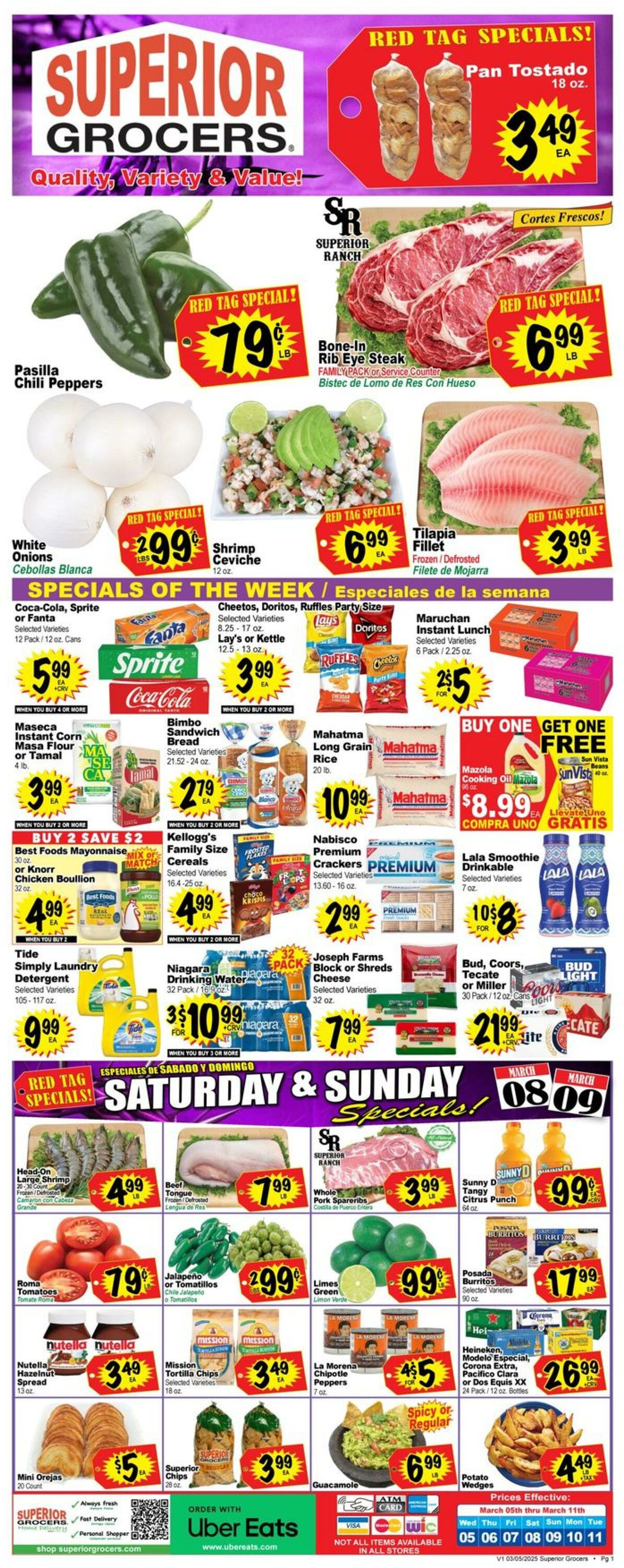 Superior Grocers Promotional weekly ads