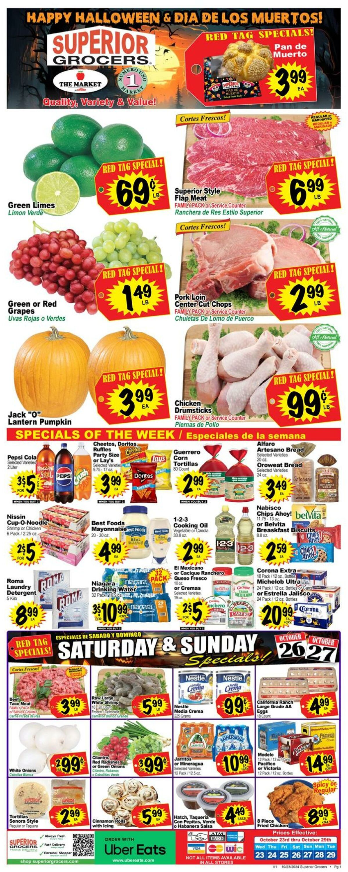 Weekly ad Superior Grocers 10/23/2024 - 10/29/2024