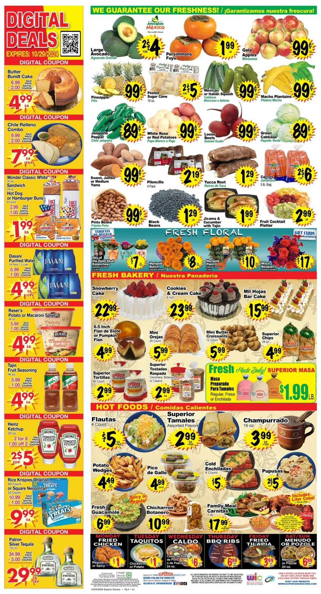 Weekly ad Superior Grocers 10/23/2024 - 10/29/2024