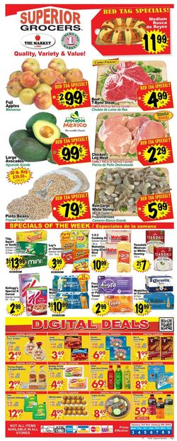 Weekly ad Superior Grocers 01/03/2024 - 01/09/2024