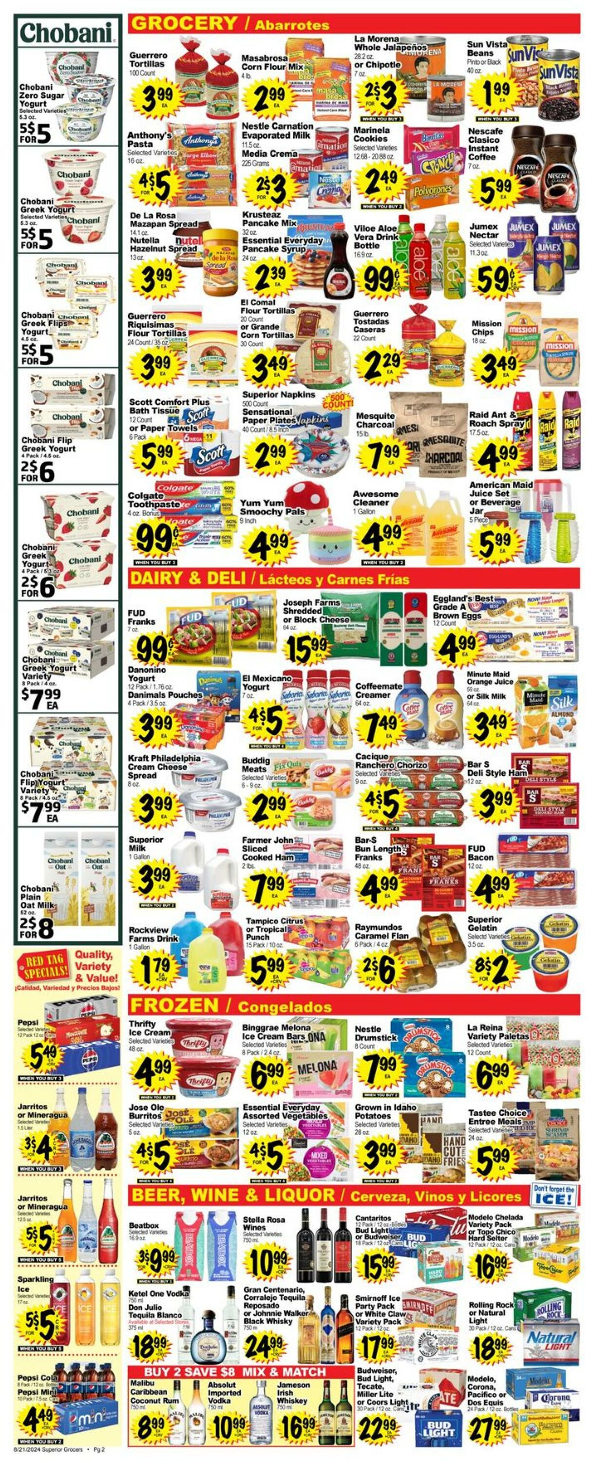 Weekly ad Superior Grocers 08/21/2024 - 08/27/2024