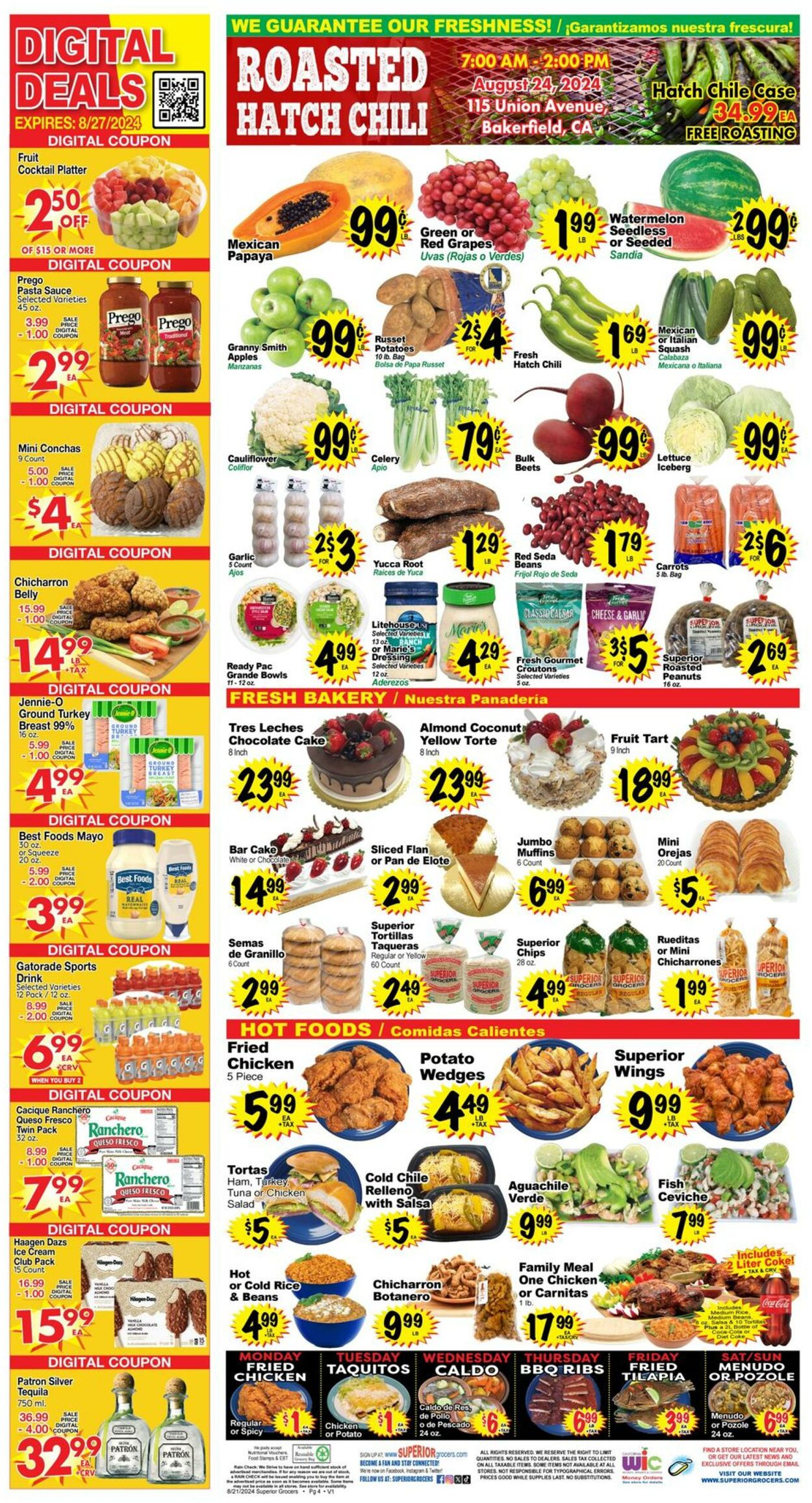 Weekly ad Superior Grocers 08/21/2024 - 08/27/2024