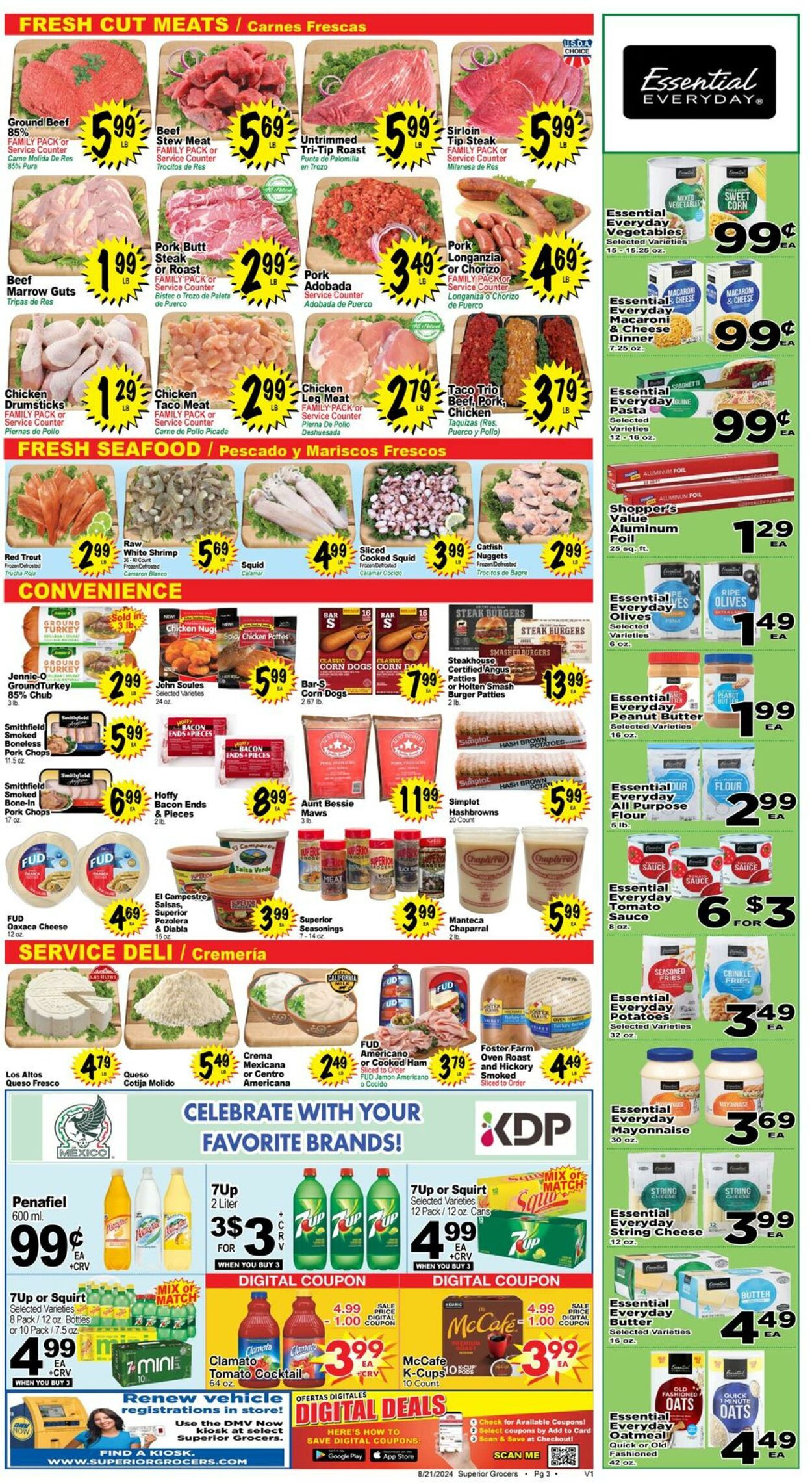 Weekly ad Superior Grocers 08/21/2024 - 08/27/2024