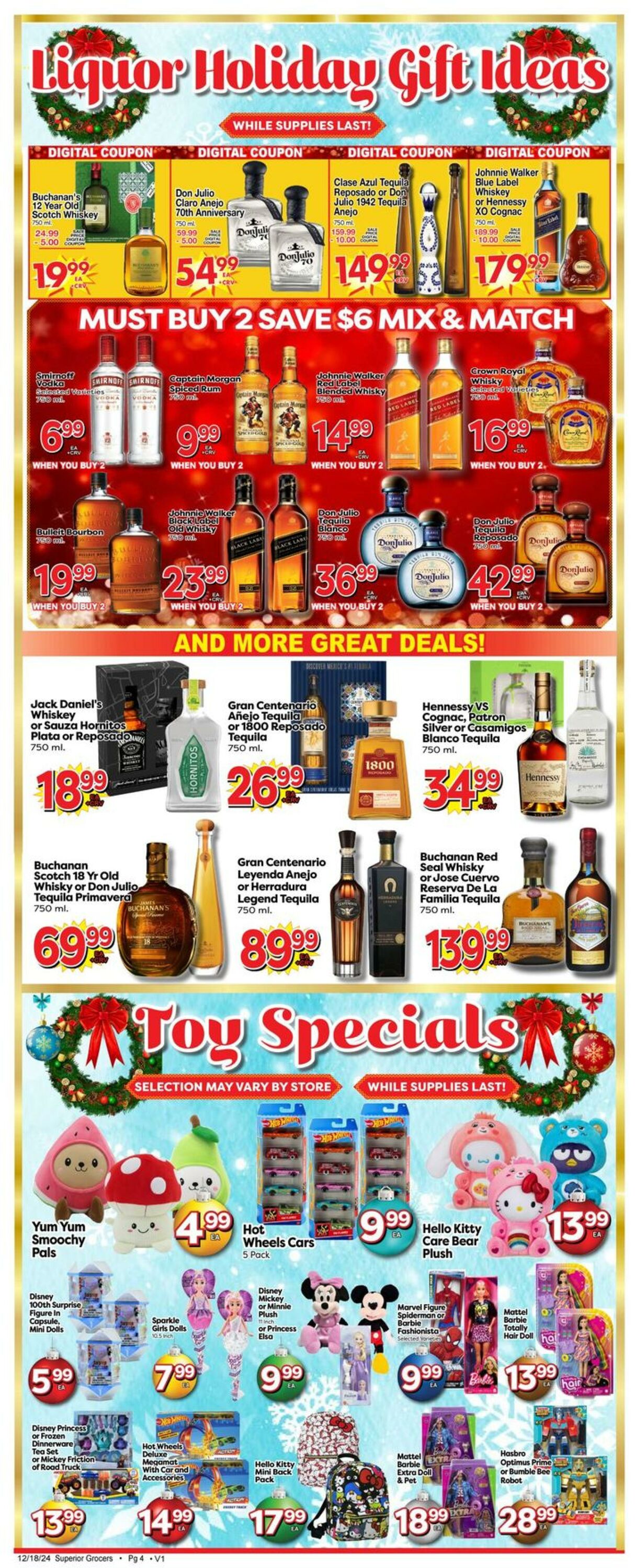 Weekly ad Superior Grocers 12/18/2024 - 12/24/2024