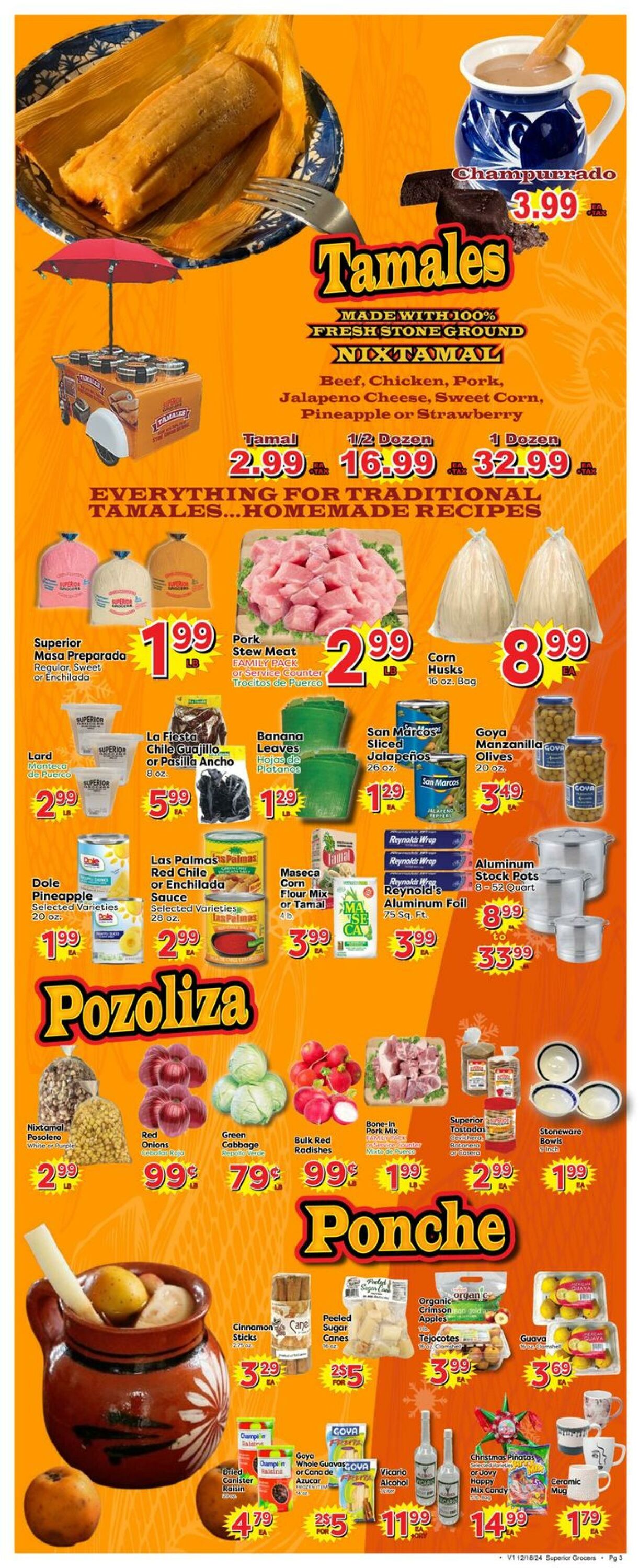 Weekly ad Superior Grocers 12/18/2024 - 12/24/2024