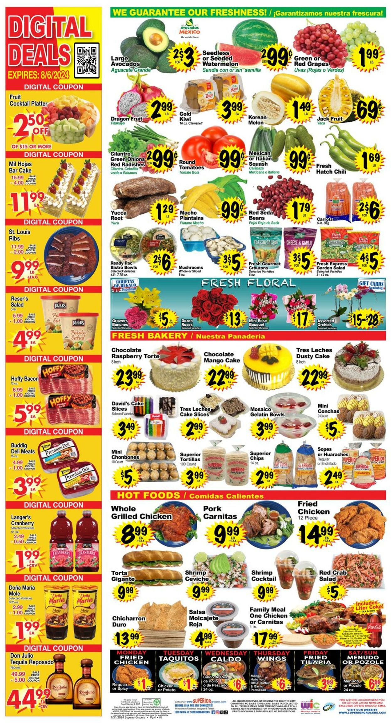 Weekly ad Superior Grocers 07/31/2024 - 08/06/2024