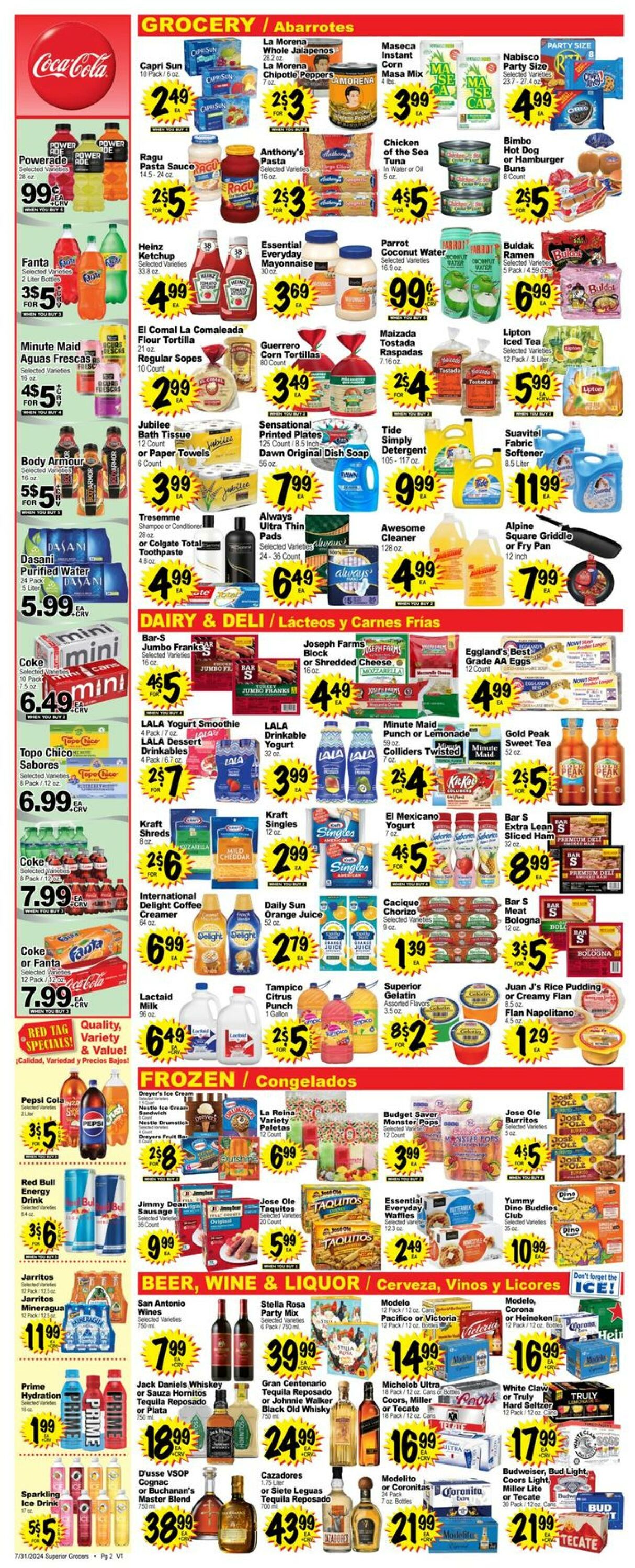 Weekly ad Superior Grocers 07/31/2024 - 08/06/2024