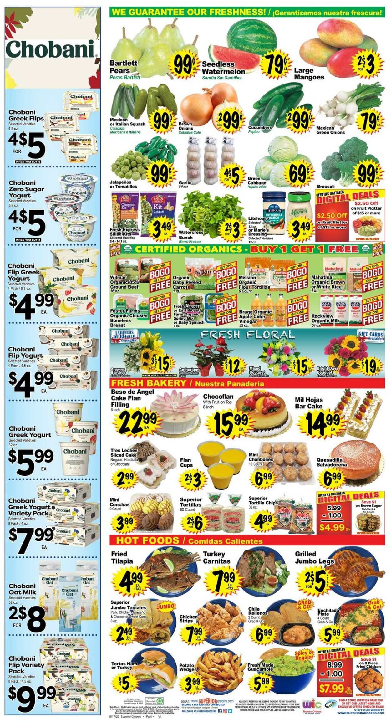Weekly ad Superior Grocers 05/17/2023 - 05/23/2023