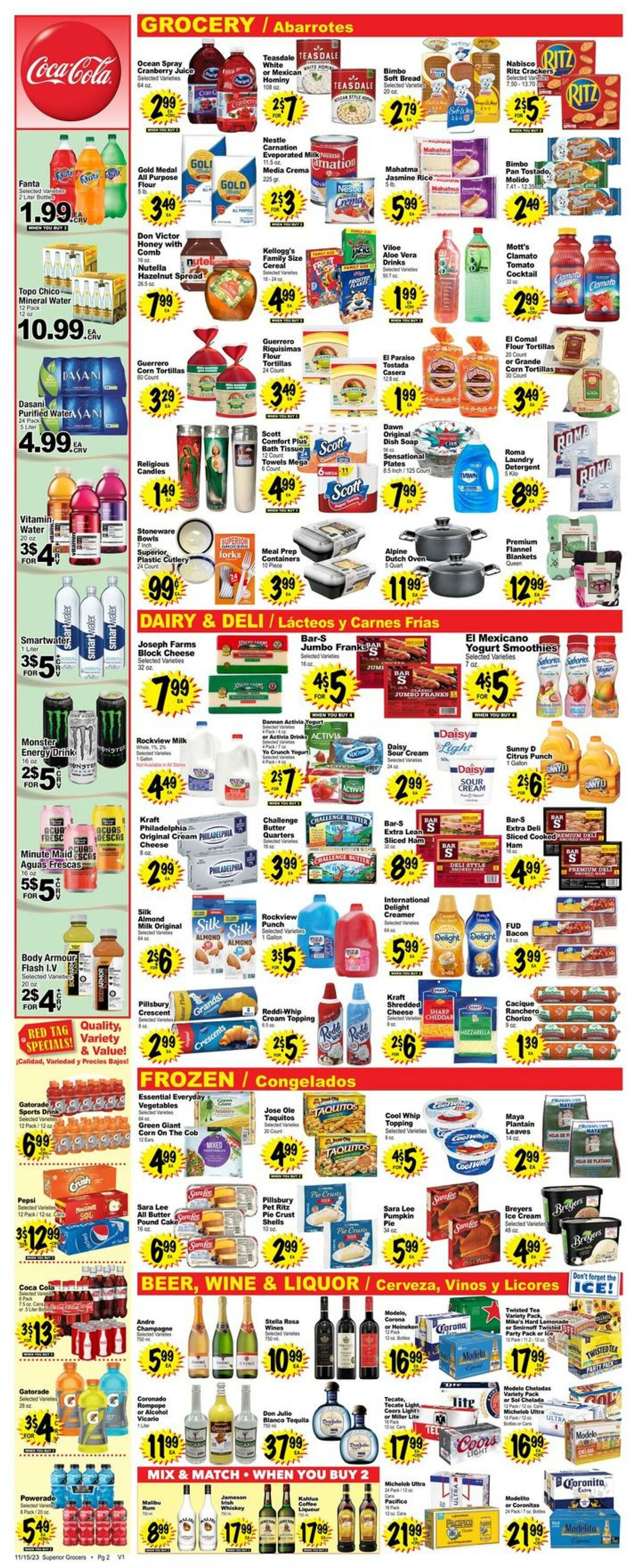 Weekly ad Superior Grocers 11/15/2023 - 11/21/2023