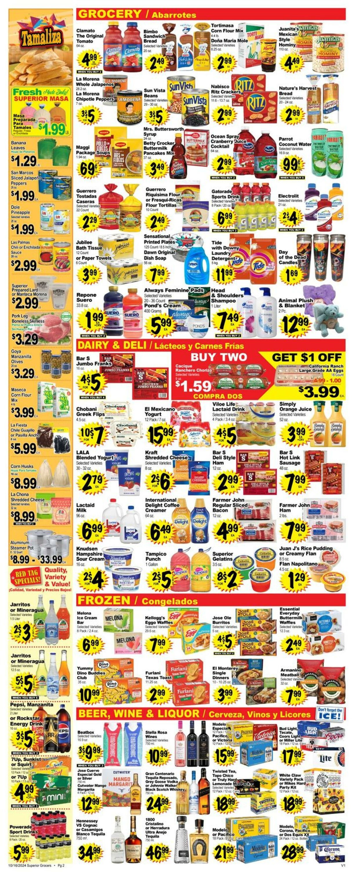 Weekly ad Superior Grocers 10/16/2024 - 10/22/2024