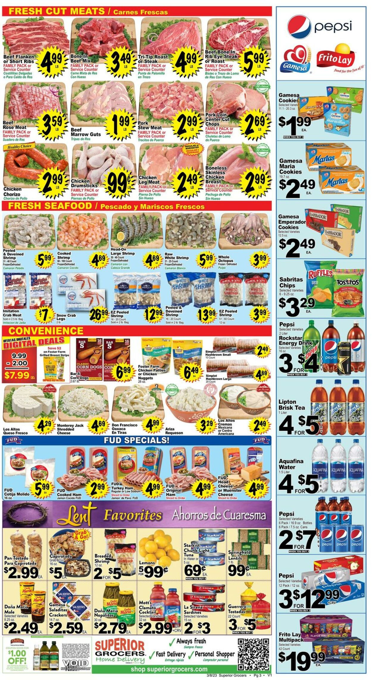Weekly ad Superior Grocers 03/08/2023 - 03/14/2023