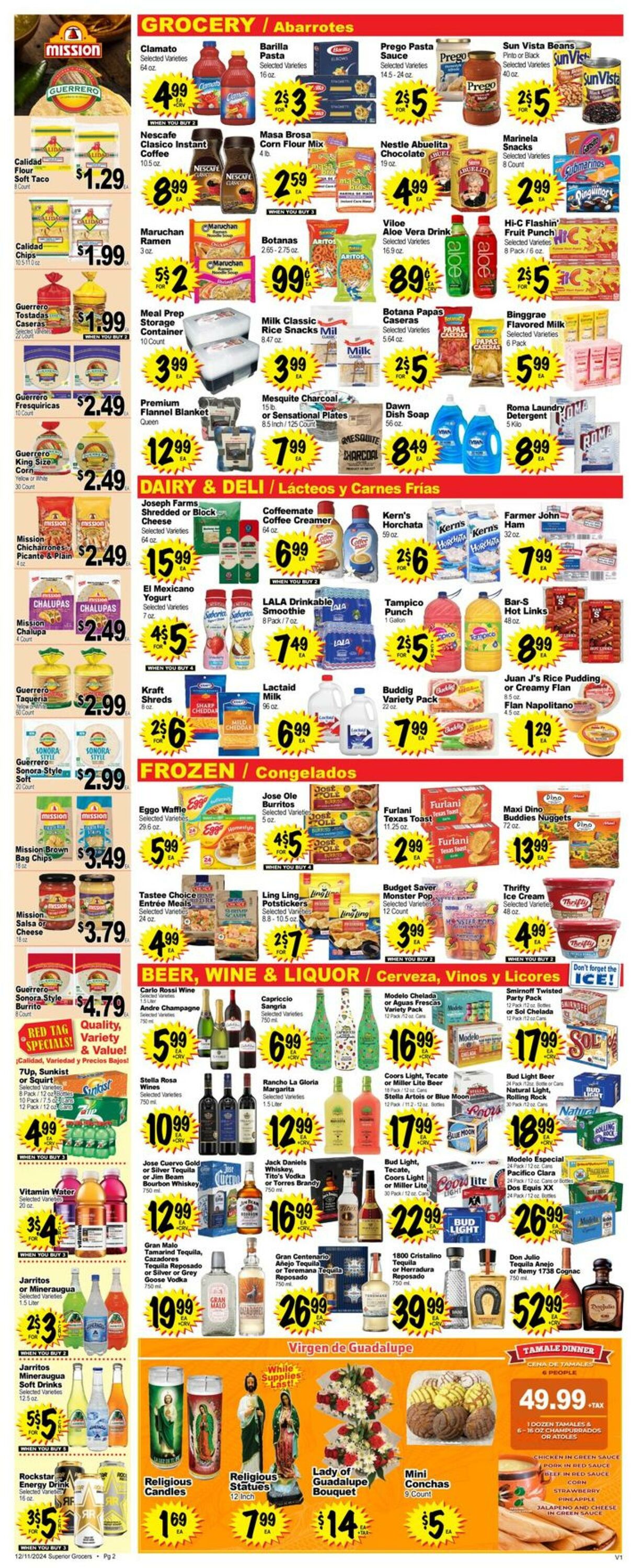 Weekly ad Superior Grocers 12/11/2024 - 12/17/2024