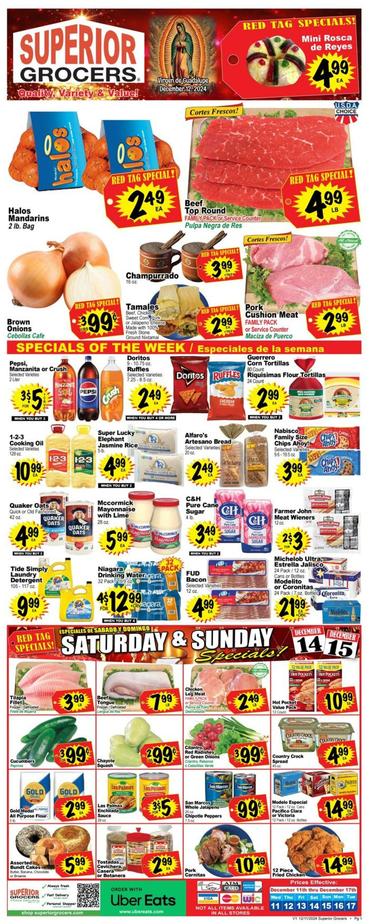 Weekly ad Superior Grocers 12/11/2024 - 12/17/2024