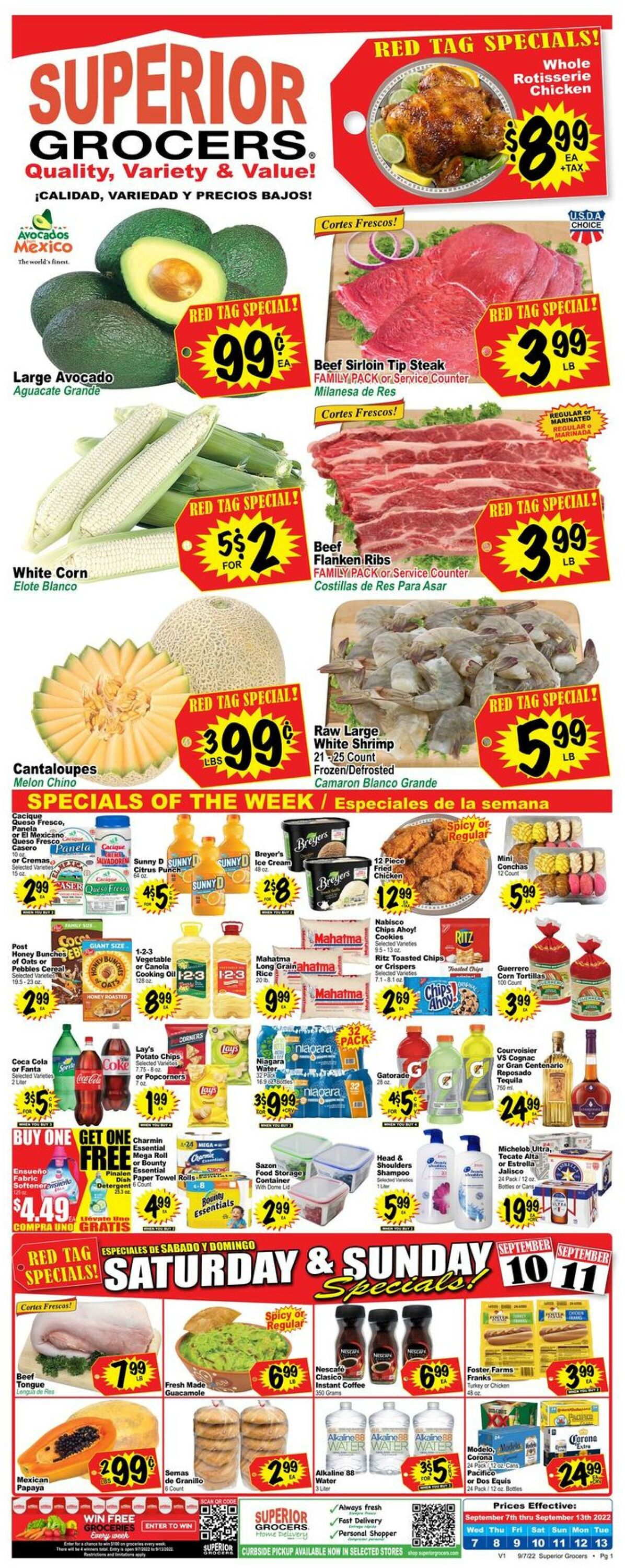 Weekly ad Superior Grocers 09/07/2022-09/13/2022