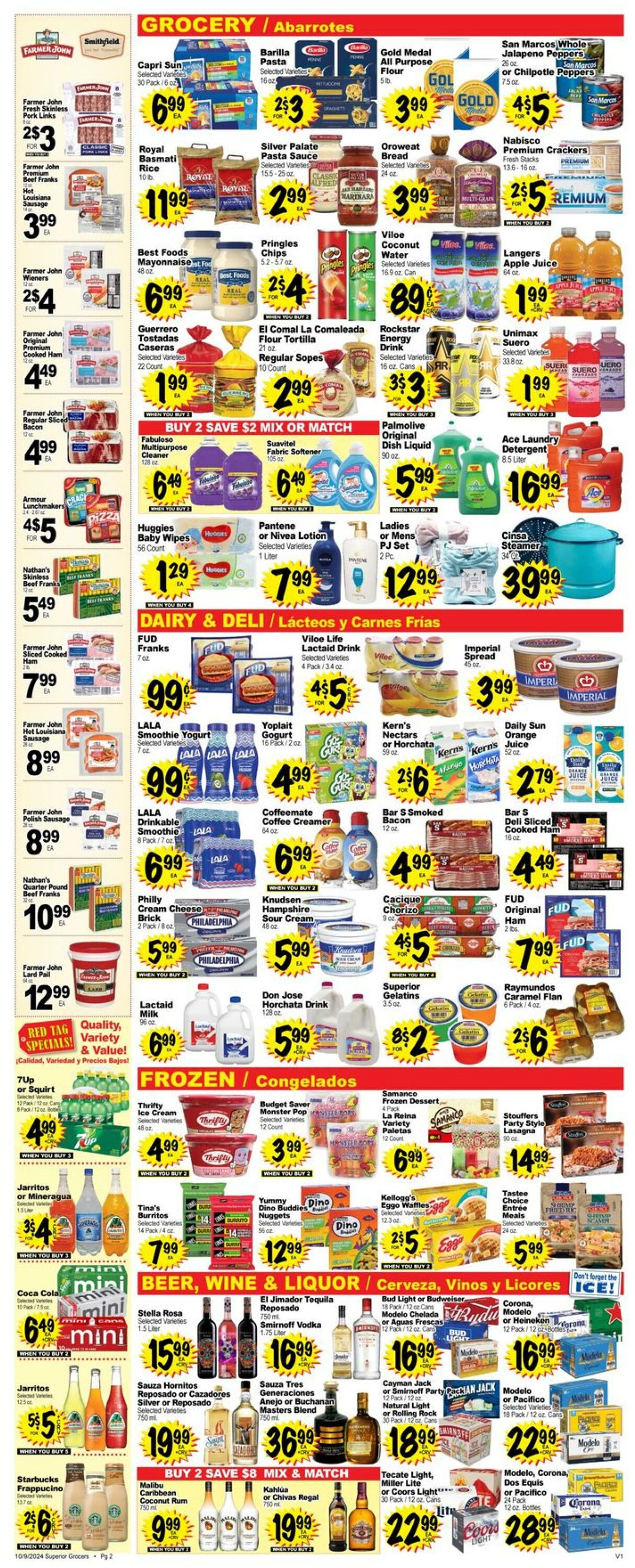 Weekly ad Superior Grocers 10/09/2024 - 10/15/2024