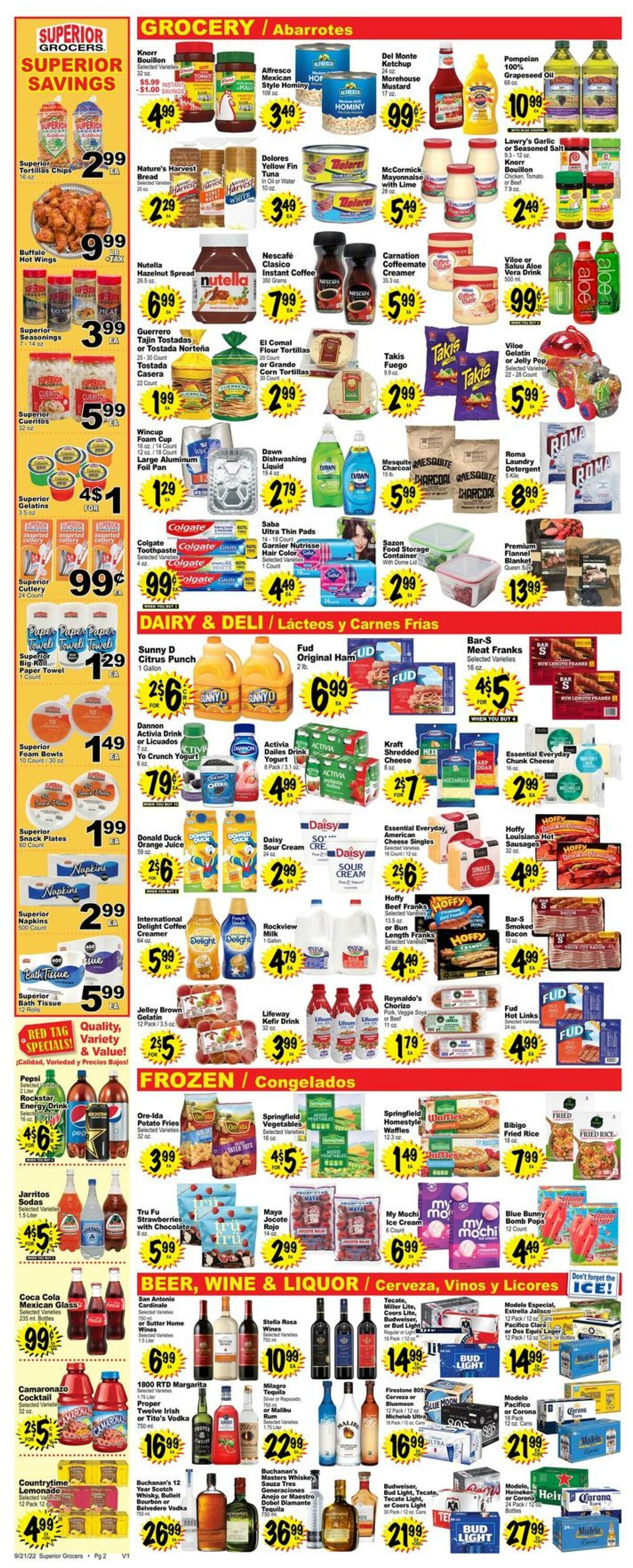 Weekly ad Superior Grocers 09/21/2022-09/27/2022