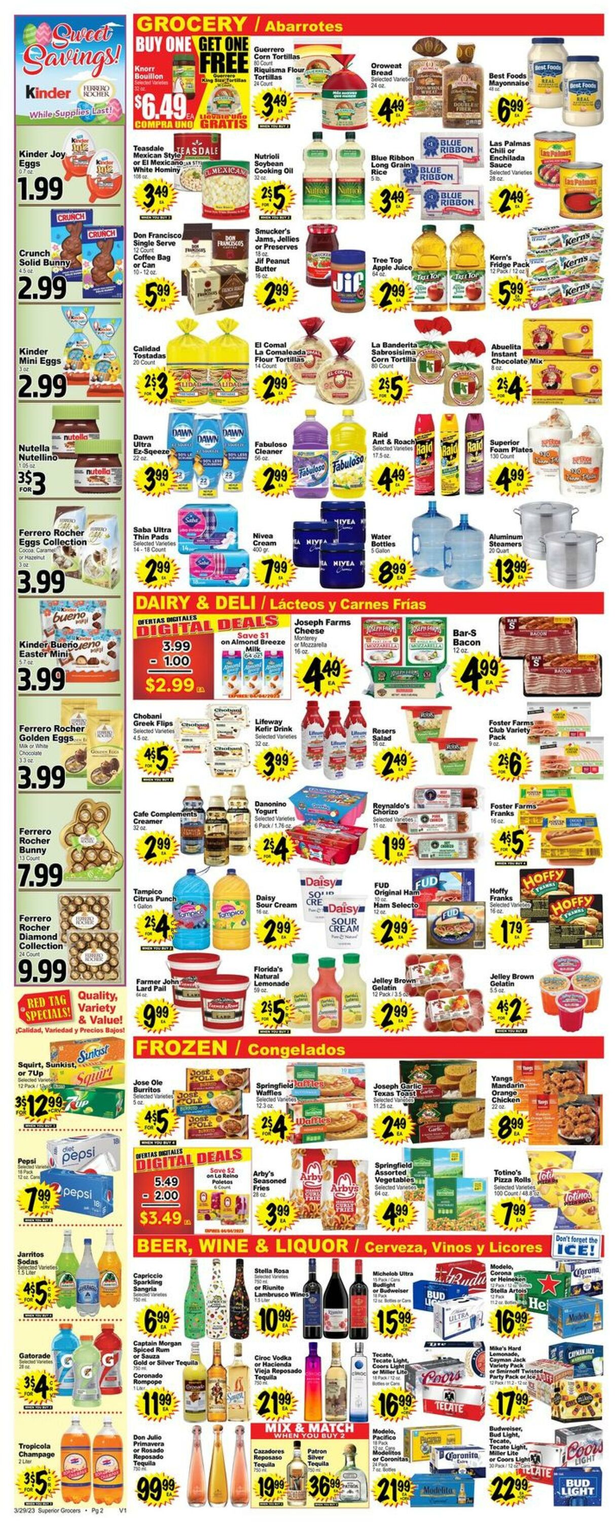 Weekly ad Superior Grocers 03/29/2023 - 04/04/2023