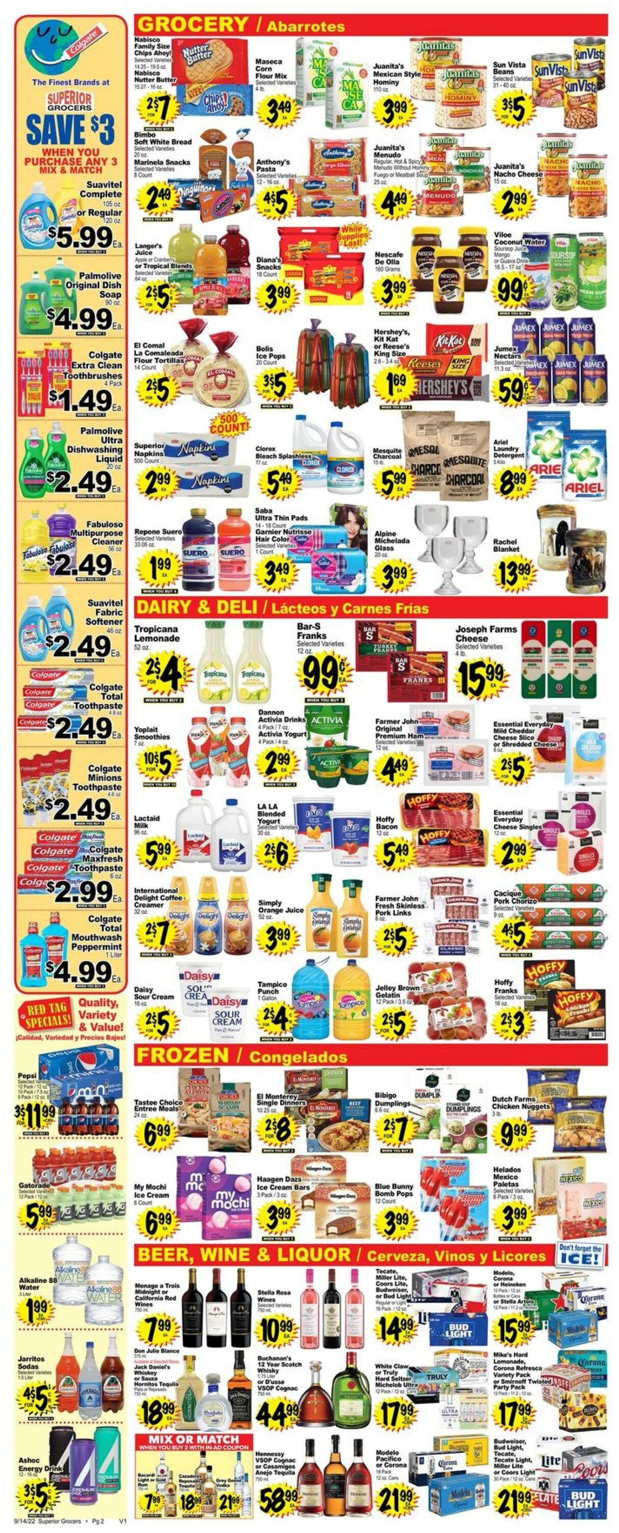 Weekly ad Superior Grocers 09/14/2022 - 09/20/2022
