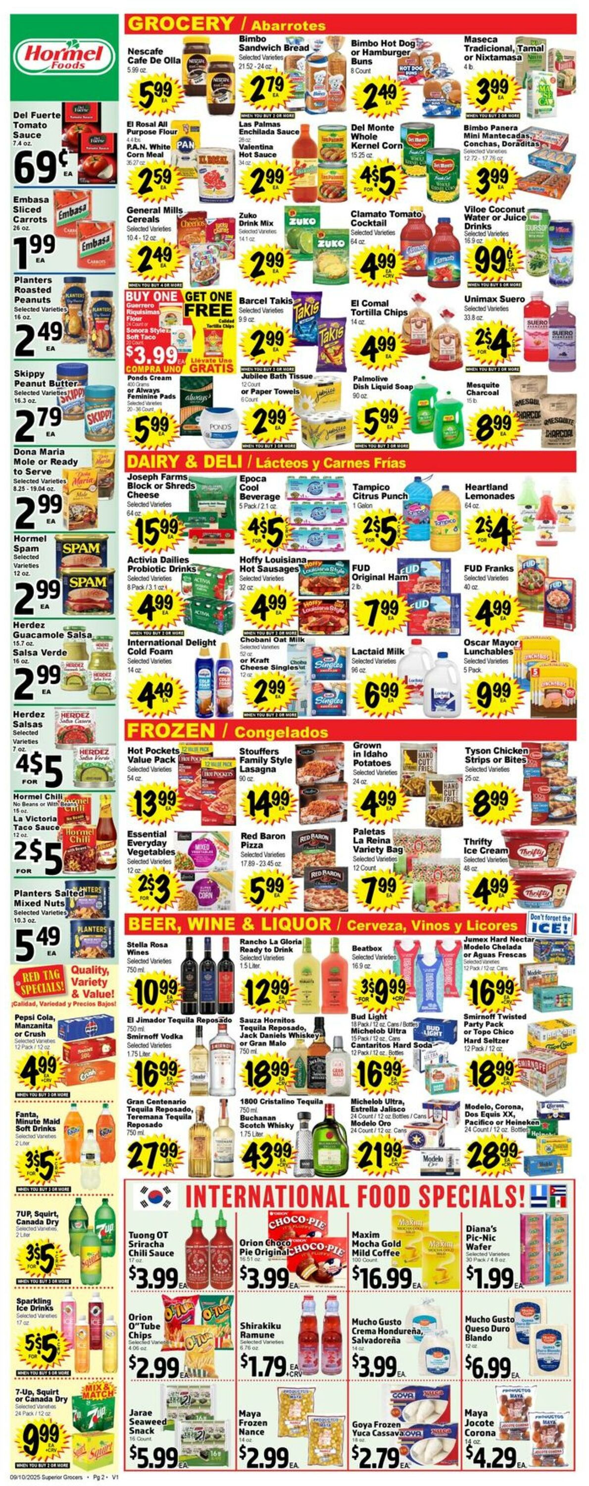 Weekly ad Superior Grocers 09/10/2025 - 09/16/2025