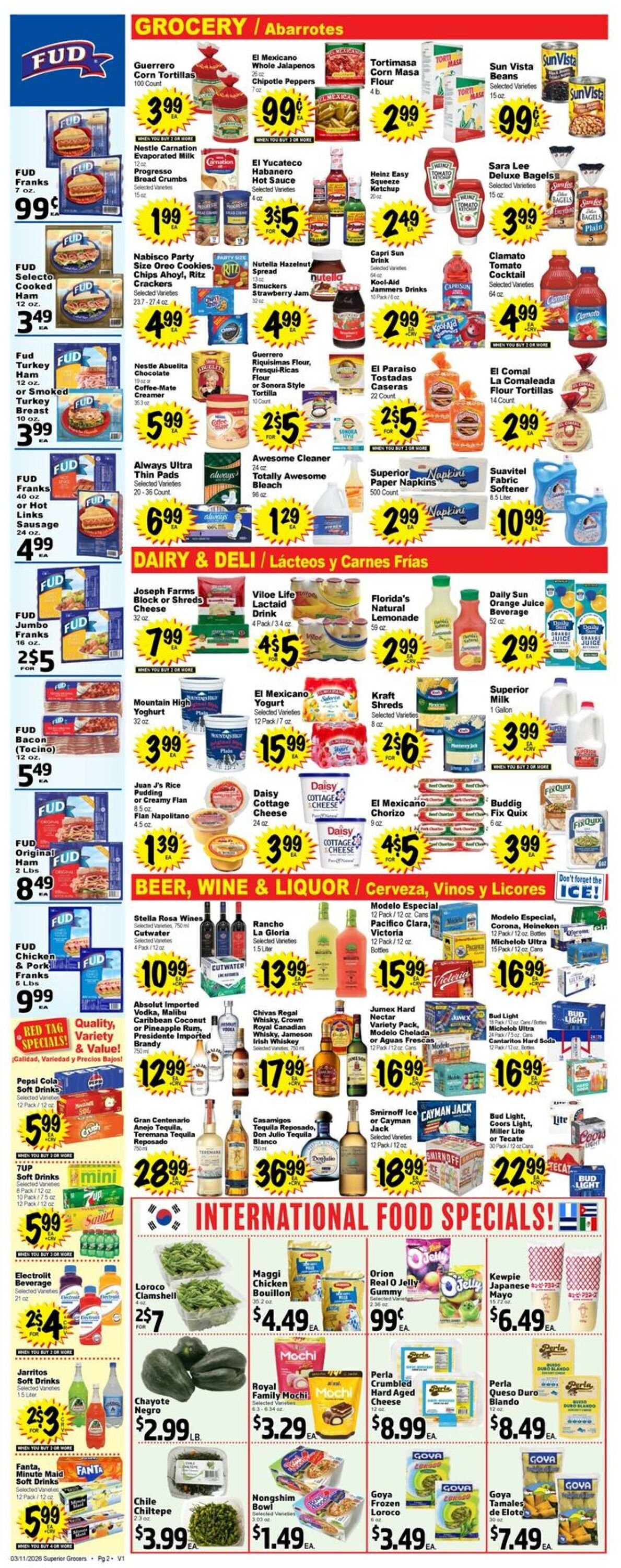 Weekly ad Superior Grocers 03/11/2026 - 03/17/2026