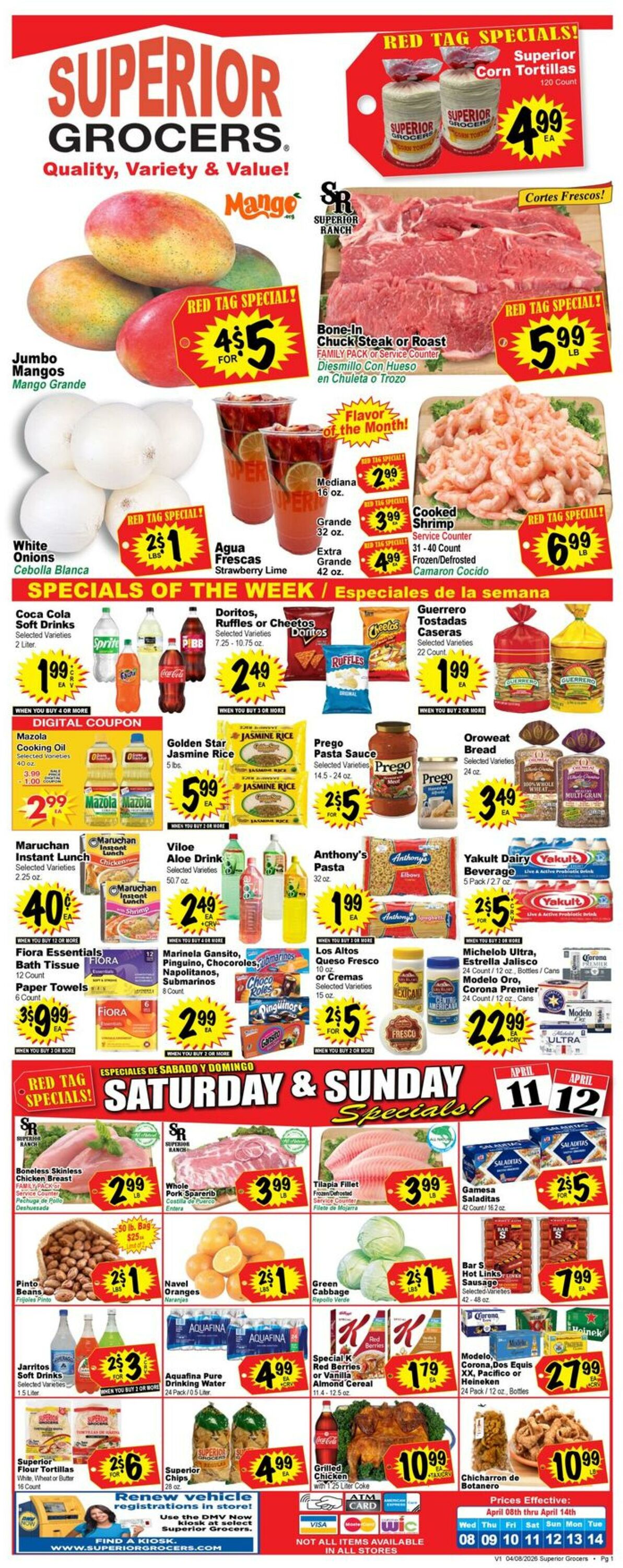 Weekly ad Superior Grocers 04/08/2026 - 04/14/2026