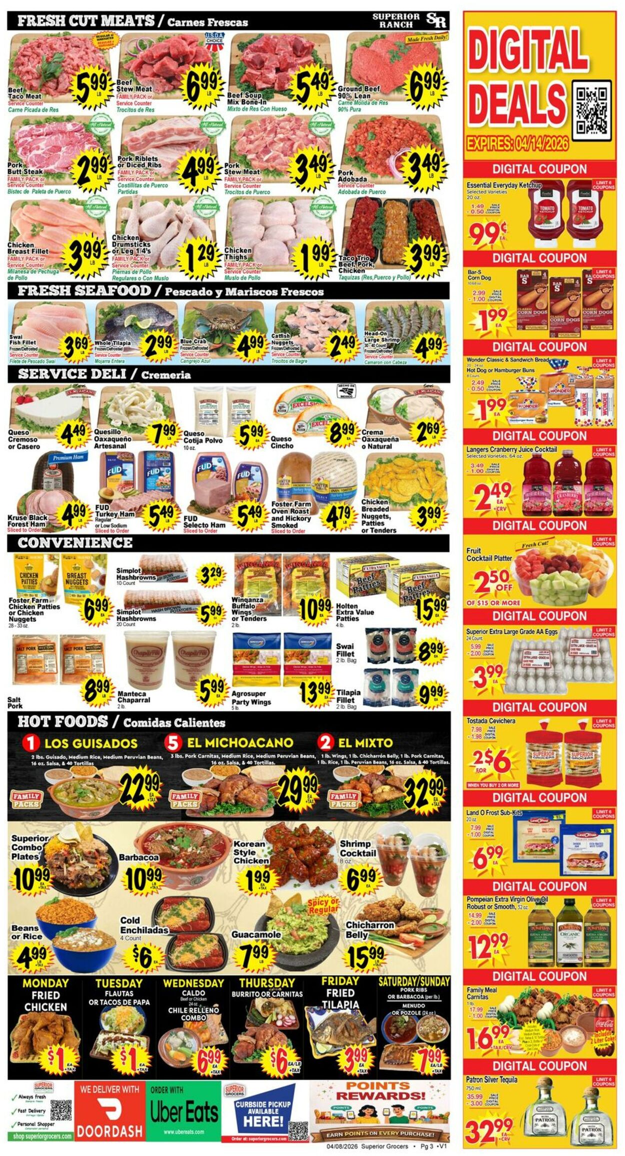 Weekly ad Superior Grocers 04/08/2026 - 04/14/2026