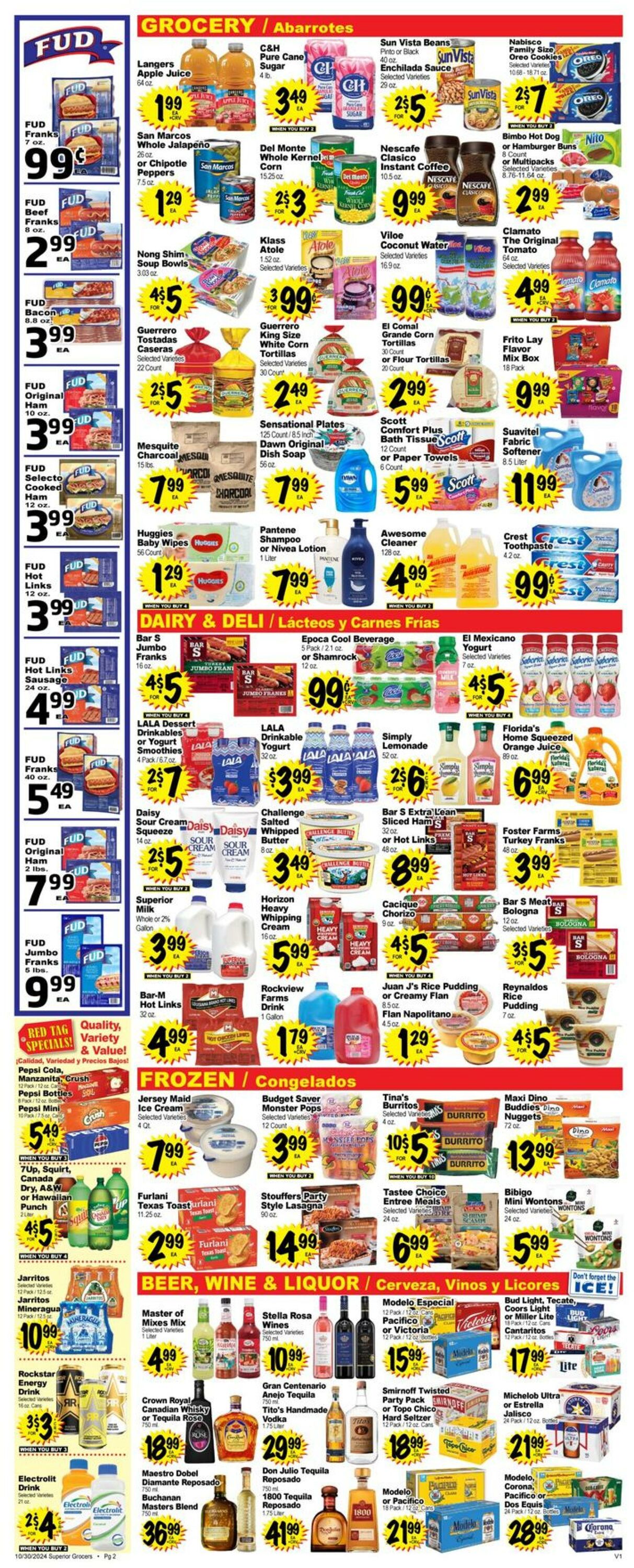 Weekly ad Superior Grocers 10/30/2024 - 11/05/2024