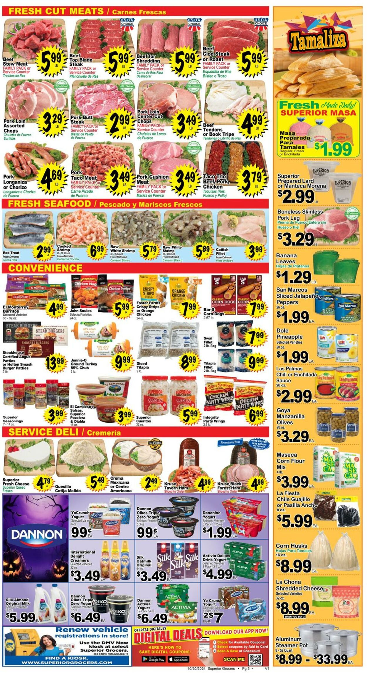 Weekly ad Superior Grocers 10/30/2024 - 11/05/2024